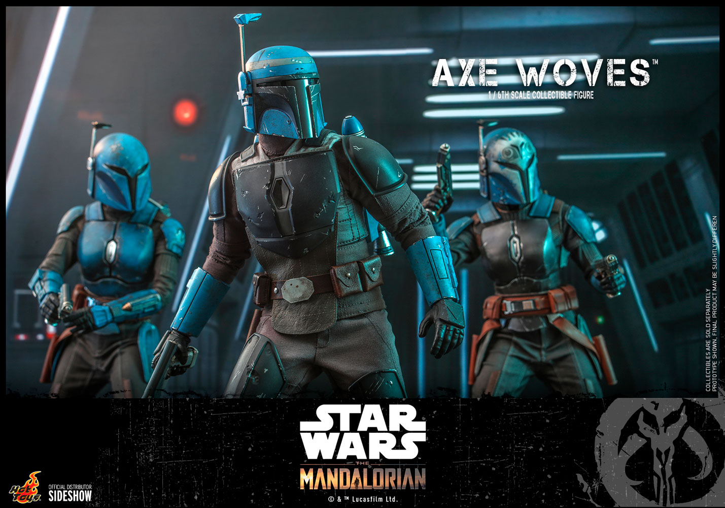 Hot Toys Star Wars The Mandalorian Axe Woves 1/6 Scale Collectible Action Figure - Premium 12