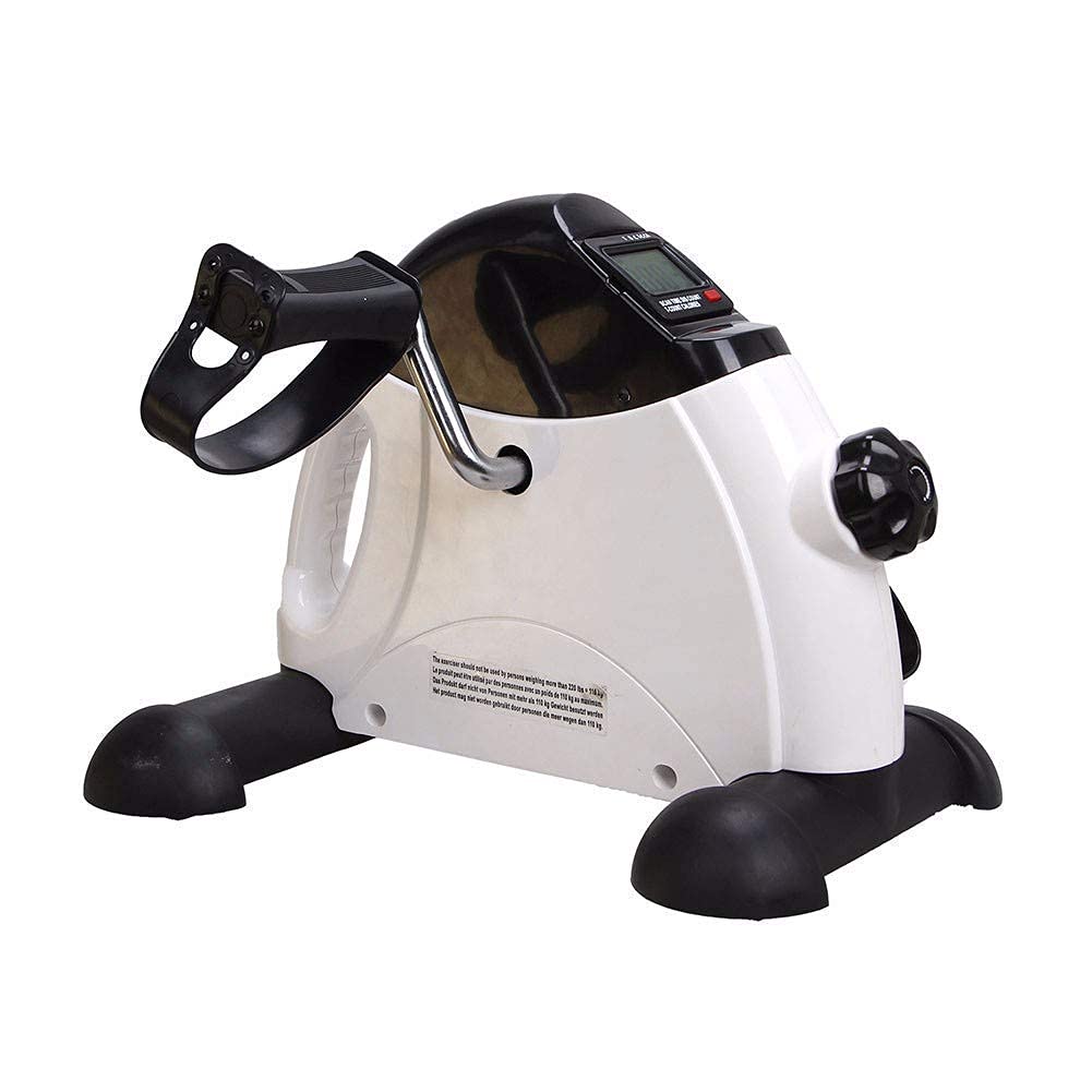 Portable Electric Mini Exercise Bike with LCD Monitor - Rehab & Fitness Training Equipment for Home, Office, and Physical Therapy Use