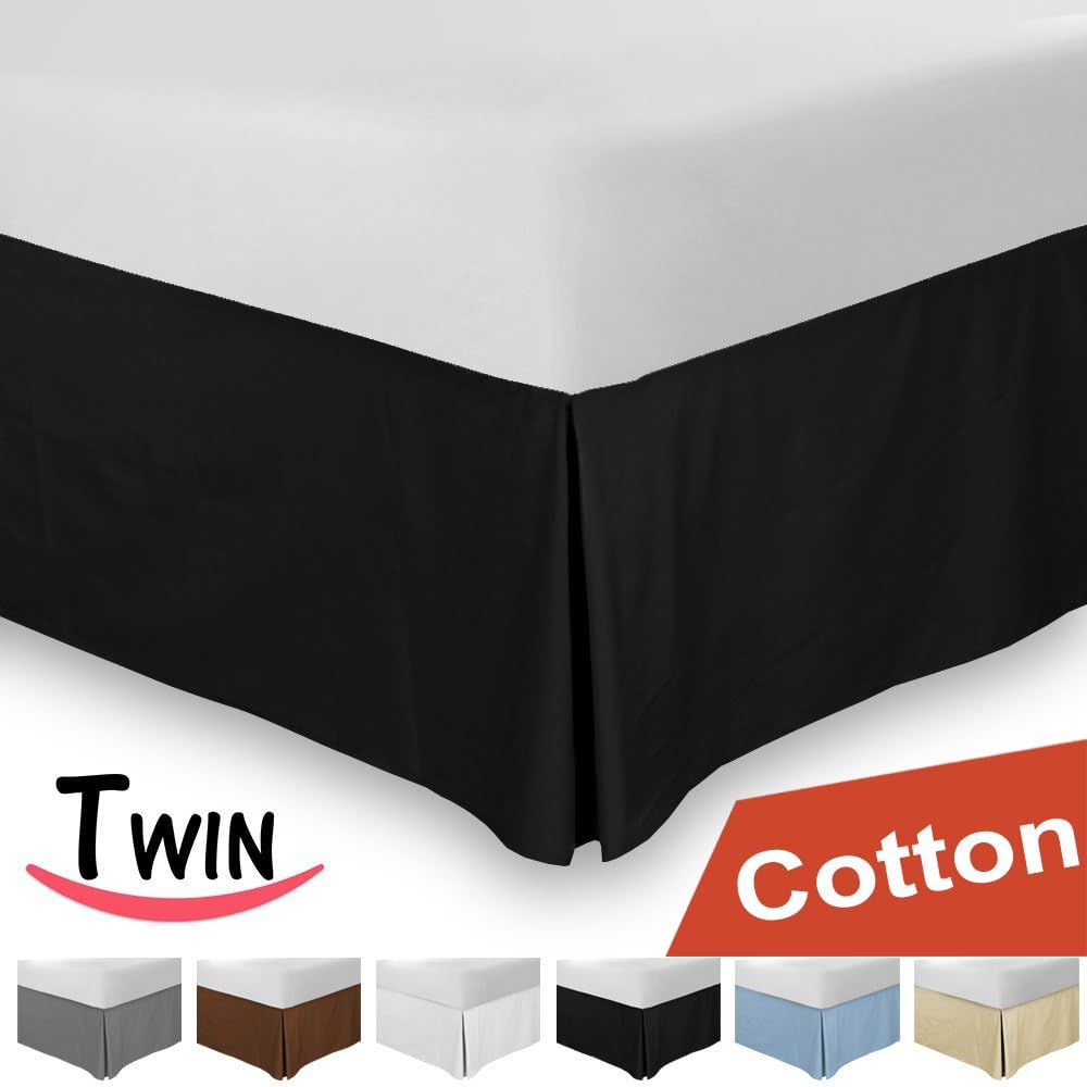 210 Thread Count Split Corner Bed Skirt - California Queen/XL Queen Size - 17