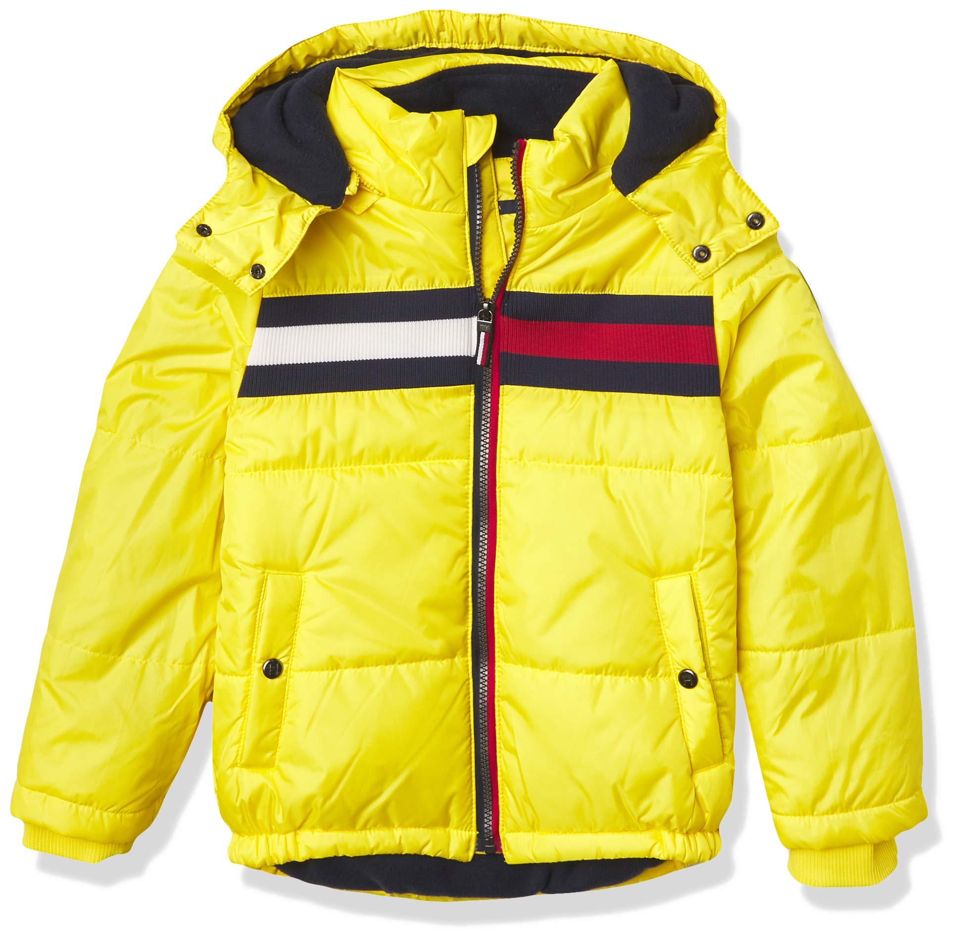 Tommy Hilfiger Boys' Logan Jacket - Waterproof Winter Coat with Hood for Kids | Warm Outerwear for School, Play & Outdoor Activities