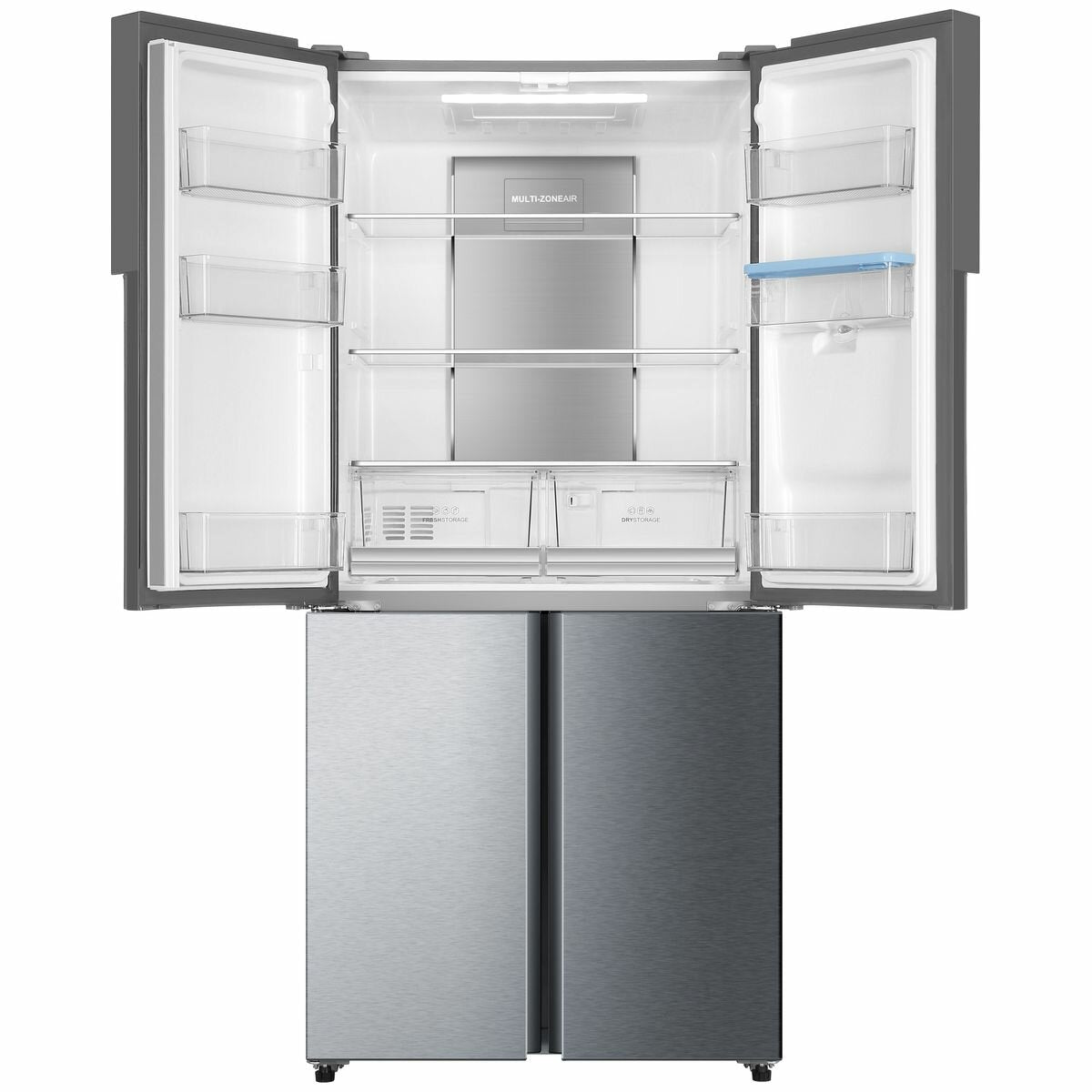 Haier 565L French Door Refrigerator with Water Dispenser - Energy Efficient, Stainless Steel Finish - Perfect for Modern Kitchens & Large Families