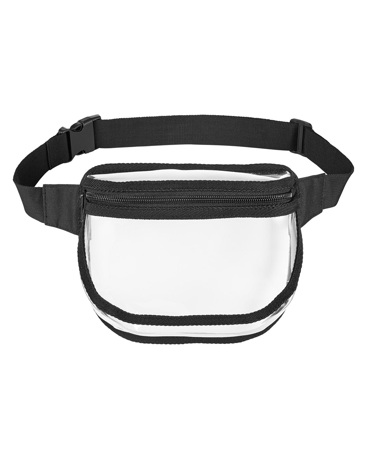 BAGedge BE264 Unisex Clear PVC Fanny Pack - Waterproof Waist Bag for Travel, Running, Hiking & Festivals - Hands-Free Crossbody Belt Bag for Men & Women