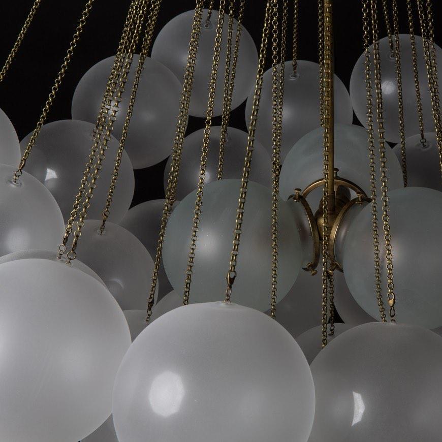 Elegant Crystal Bubble Chandelier - Modern Ceiling Light Fixture for Dining Room, Living Room, Bedroom & Wedding Decor