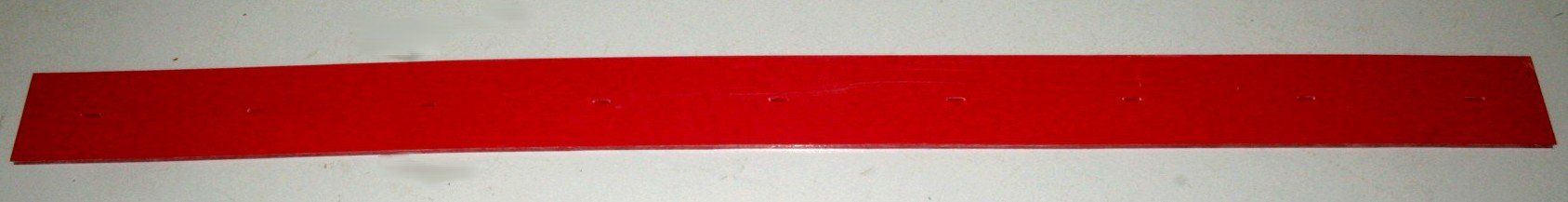 Tennant 386834 Red Lin Squeegee Replacement Blade - Compatible with Floor Scrubbers - Perfect for Commercial Cleaning & Warehouse Maintenance
