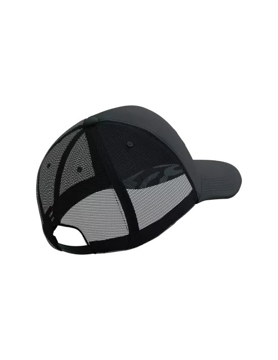 Compressport Unisex Trucker Cap - Black/Black Reflective | Lightweight Running Hat for Men & Women | Perfect for Jogging, Cycling & Outdoor Sports
