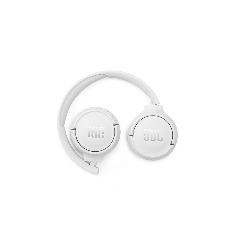 JBL Tune 510BT Wireless On-Ear Headphones - White (Refurbished) | Bluetooth Headset for Gym, Travel & Work | Noise Cancelling Earphones with Mic