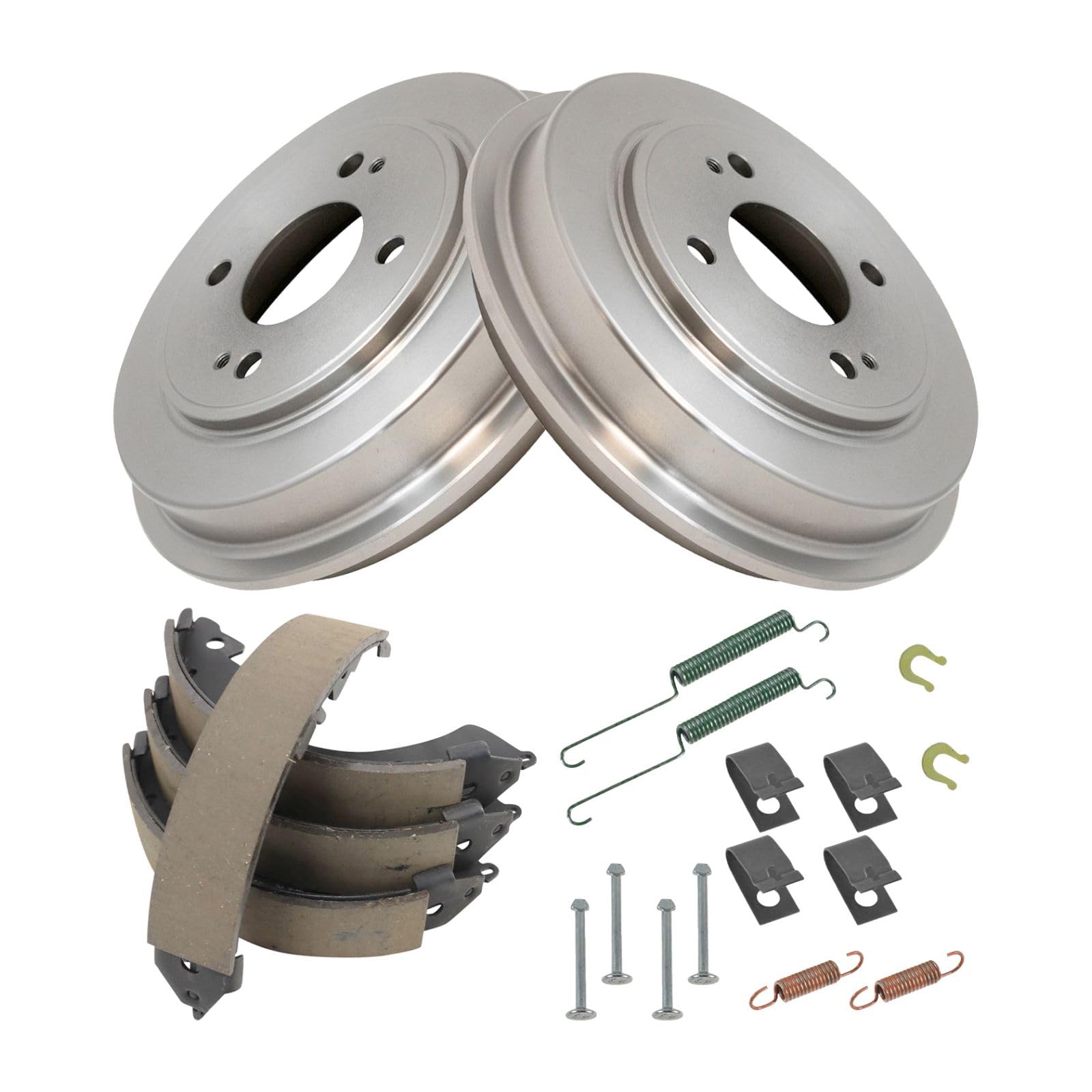 Rear Brake Drum Shoes & Hardware Kit Set for Honda Civic 1.7L (2001-2005) - High-Quality Replacement Parts - Perfect for DIY Car Repair & Maintenance