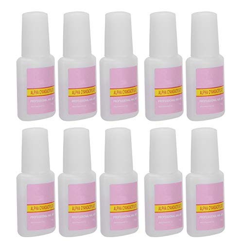Professional Nail Adhesive Glue - Strong & Long-Lasting Nail Glue for Salon & Home Manicure - Perfect for Nail Art, Extensions & Repairs - Portable Nail Salon Tool Kit for DIY & Professional Use