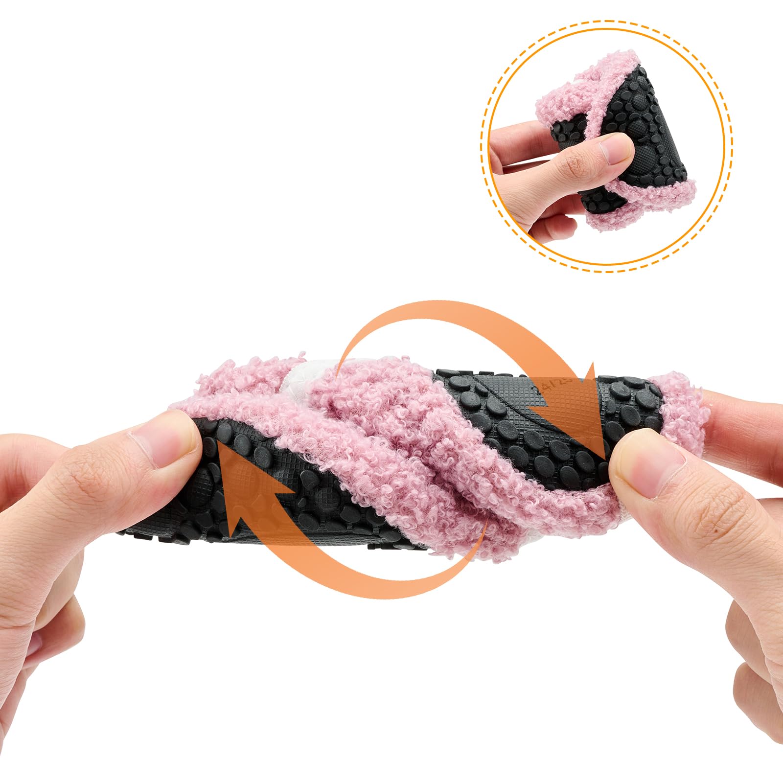 ANLUKE Kids & Toddler Slippers for Boys & Girls - Non-Slip Indoor House Shoes with Warm Fleece Lining | Soft Sole Walking Slippers for Home, Nursery, Preschool & Outdoor Use