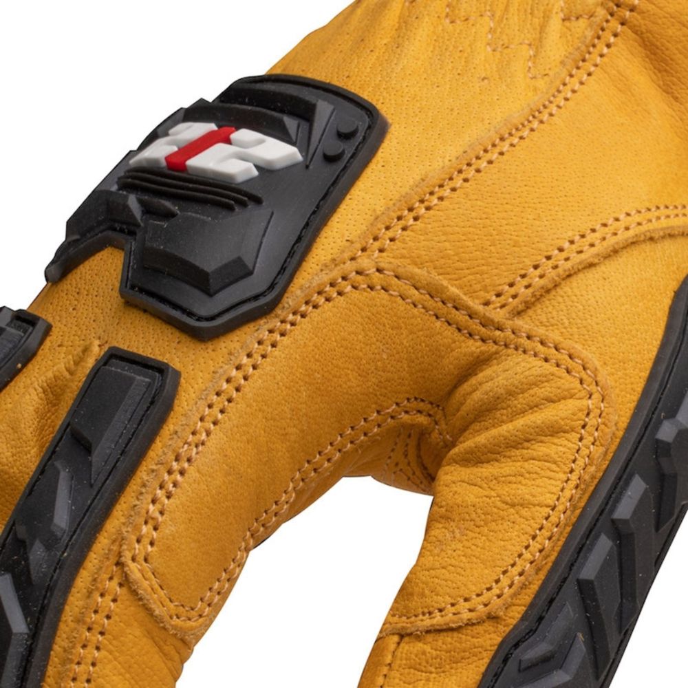 212 Performance IMPLDC5 90 010 Cut Resistant Impact Leather Driver Gloves (EN Level 5 Safety) - Small, Golden Brown - Ideal for Motorcycle Riding, Construction Work & Industrial Use
