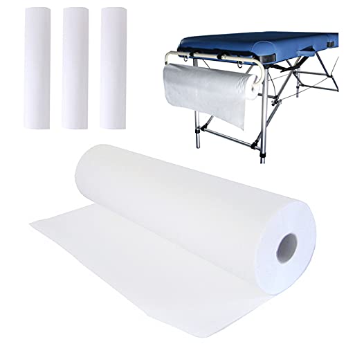 3 Roll Disposable Non-Woven Bed Sheets - 50 Pcs/Roll, 31.5