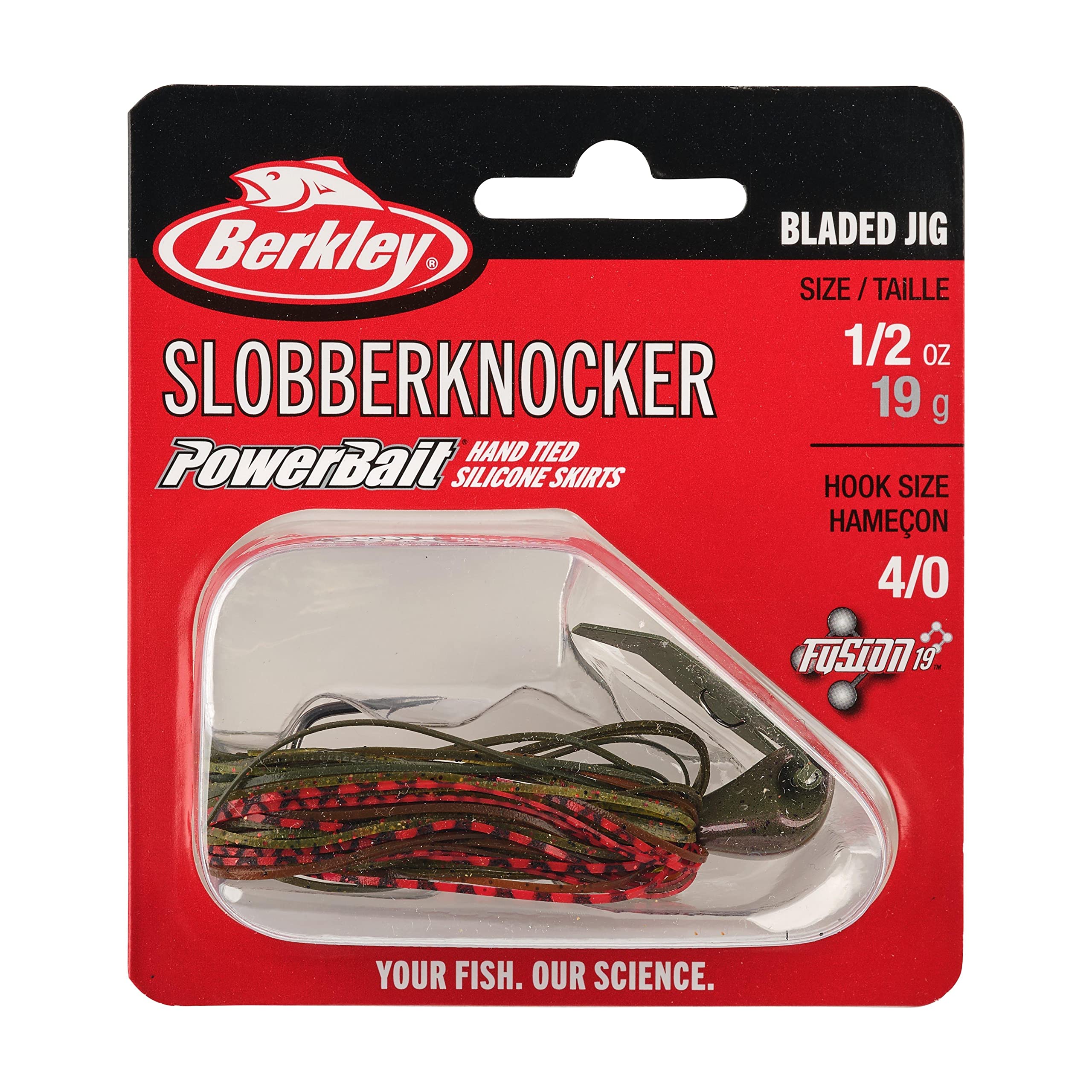 Berkley SlobberKnocker Fishing Jig - Premium Bass Fishing Lure for Freshwater & Saltwater - Perfect for Casting, Trolling, and Jigging