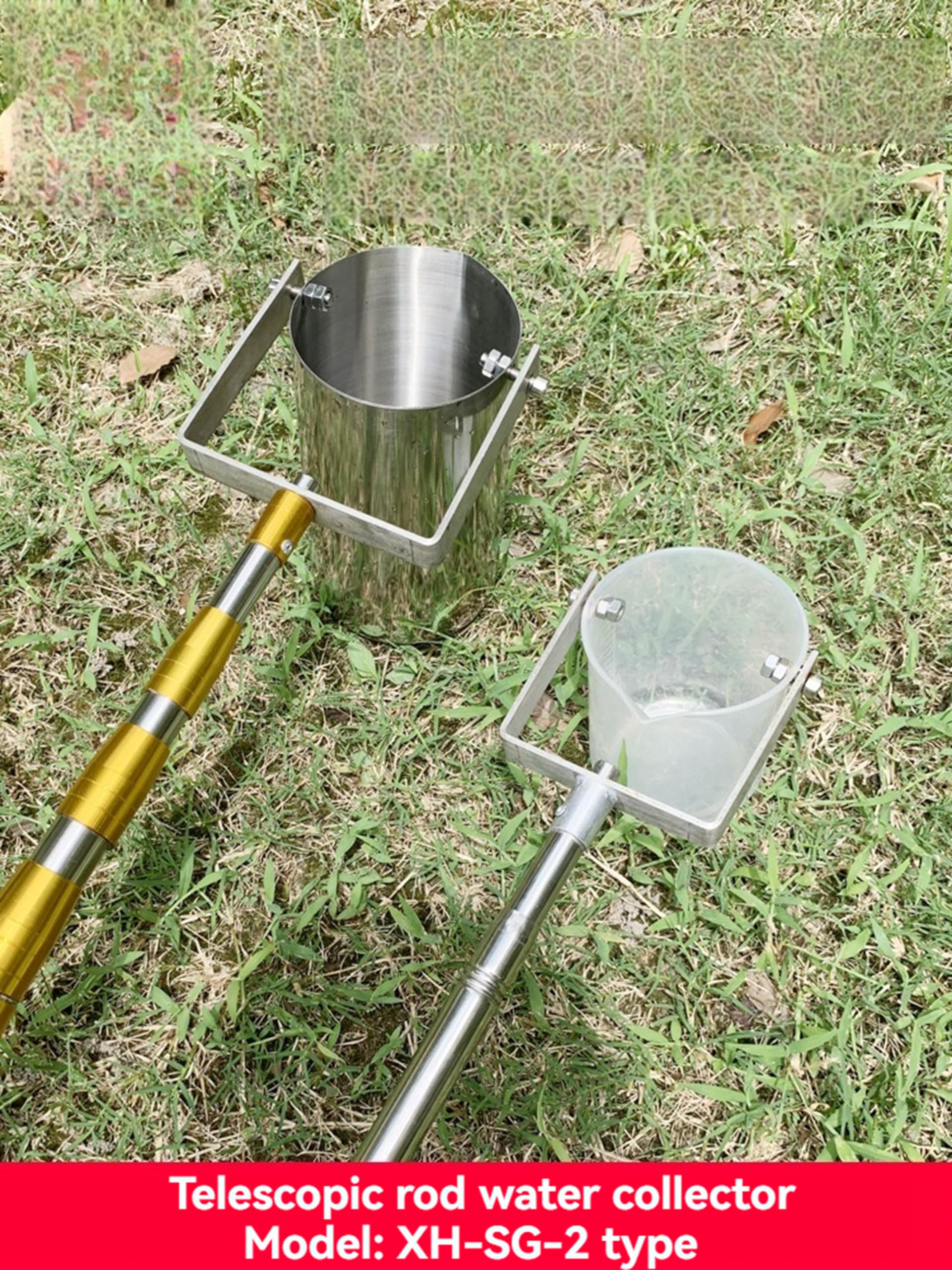 Stainless Steel Telescopic Water Sampling Pole - 7M Ultra Hard Industrial Extension Rod with 1000ML Beaker for Water Testing, Gold Panning & Environmental Sampling | Heavy Duty Pendulum Sampler for Lakes, Rivers & Industrial Use
