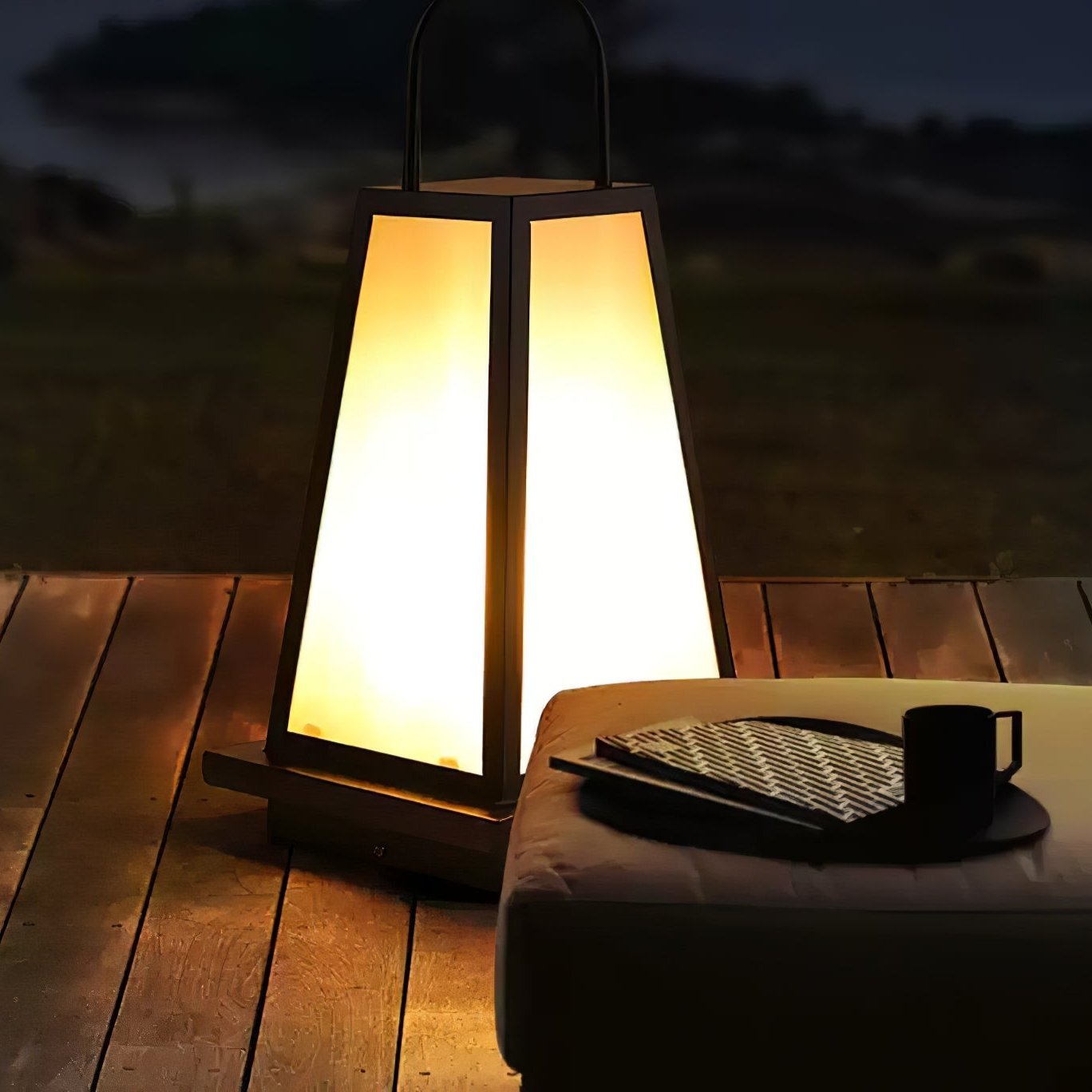 Roam Solar Powered LED Lantern - Waterproof Outdoor Garden Lights for Patio, Yard, Camping & Decoration