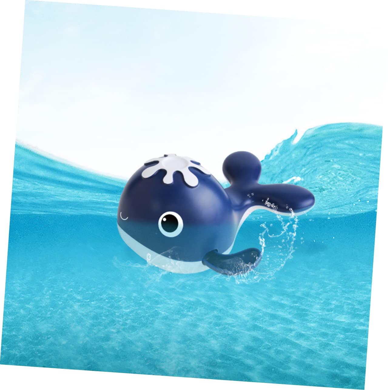 NESTINGHO Floating Whale Bath Toy Set - ABS Plastic Bathtub Toys for Kids, Fun & Safe Bath Time Play - Perfect for Toddlers, Infants, and Sensory Water Play Activities