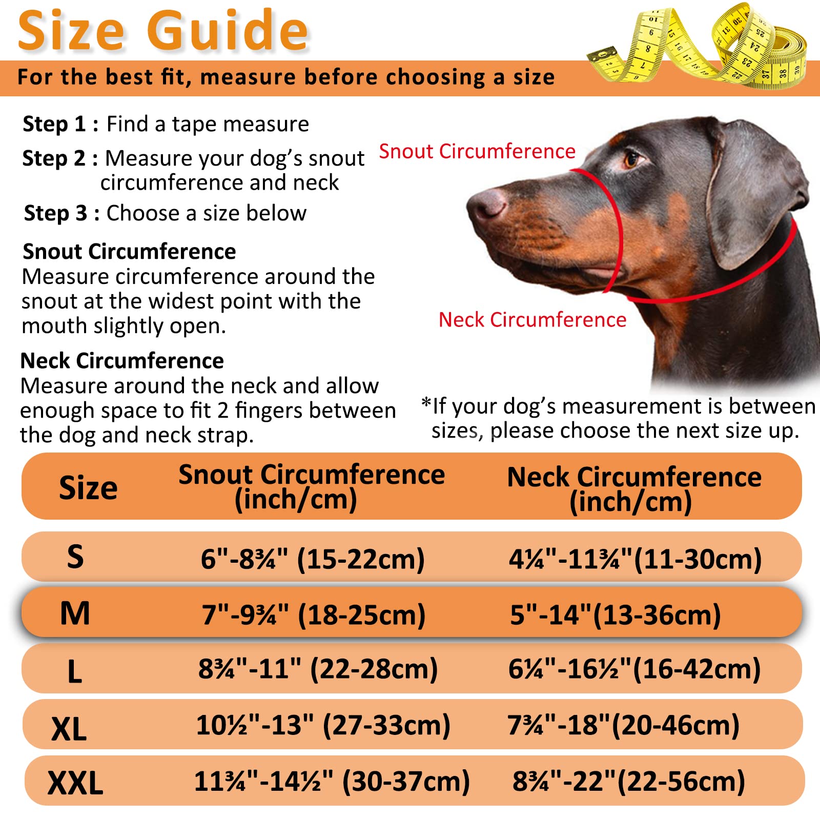 Soft Dog Muzzle for Biting & Chewing - Padded Nylon Mouth Guard for Small, Medium & Large Dogs (Labrador, German Shepherd) - Perfect for Grooming, Walking & Training Sessions