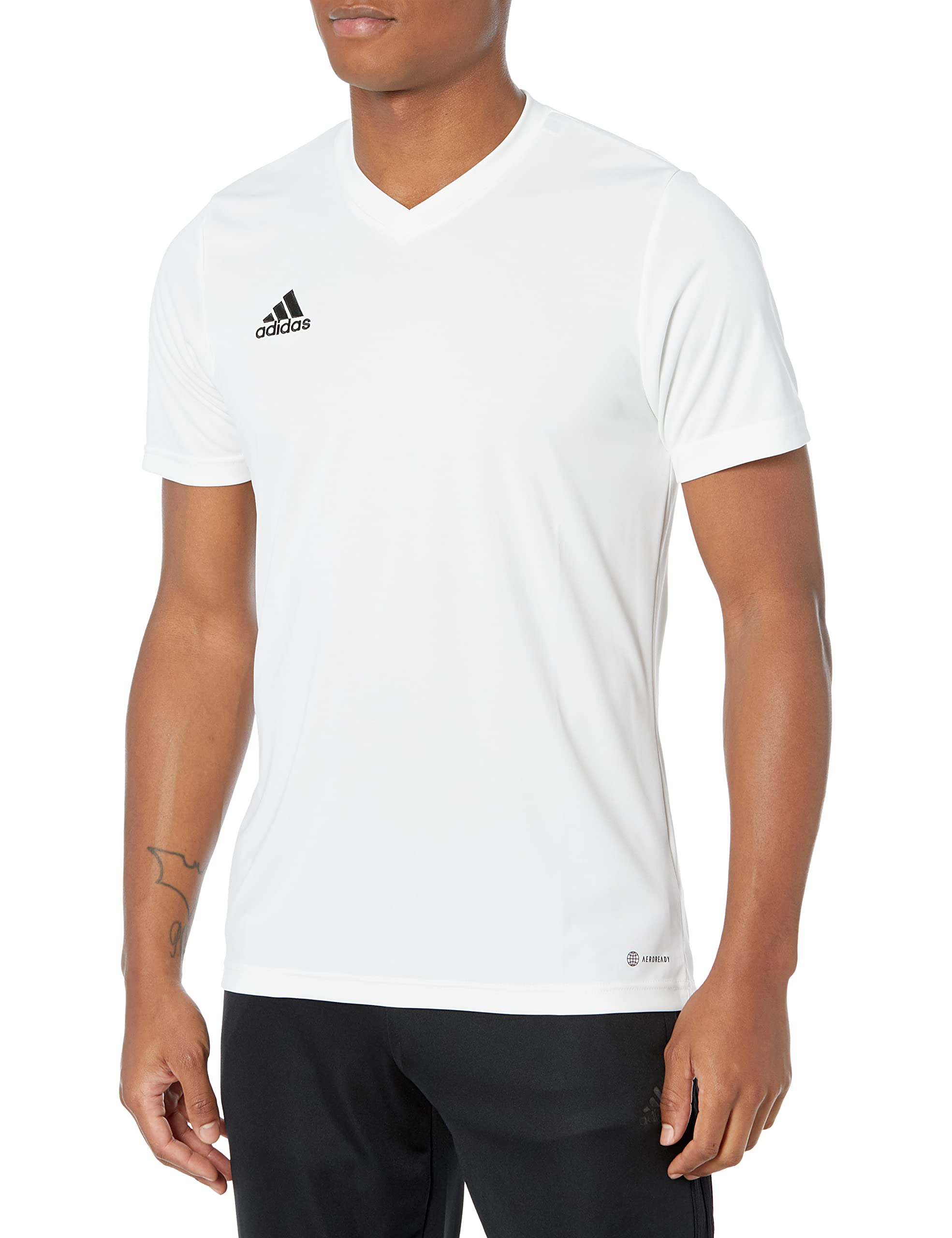 adidas Men's Entrada 22 Soccer Jersey - Lightweight Breathable Football Shirt for Training & Matches - Perfect for Fans, Players & Sports Enthusiasts