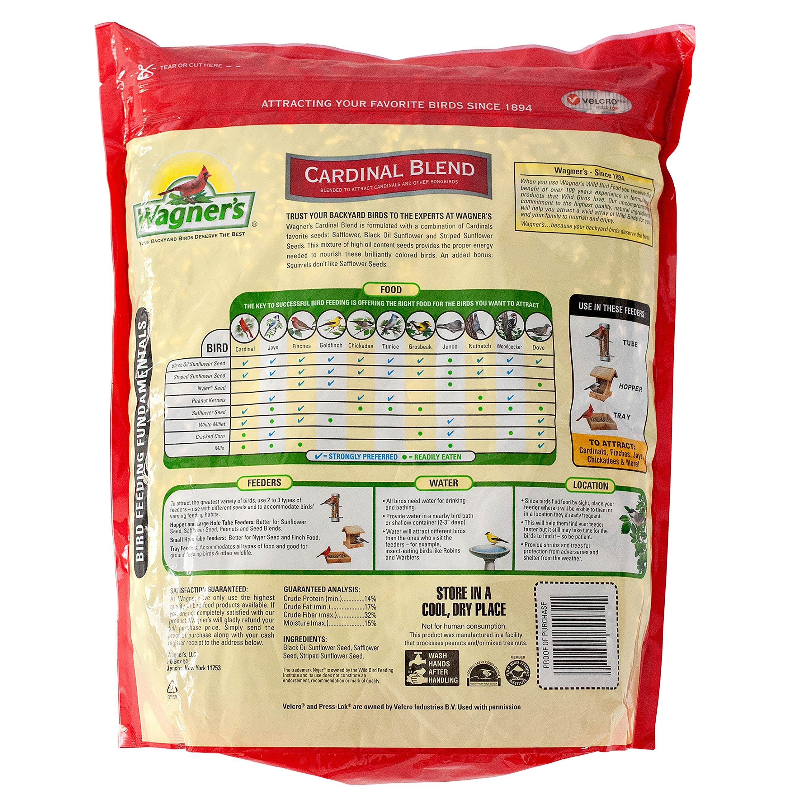 Wagner's Cardinal Blend & Greatest Variety Blend Bird Food Bundle - 6 lbs + 16 lbs | Premium Wild Bird Seed Mix for Cardinals, Finches & Songbirds | Backyard Bird Feeding & Wildlife Attraction