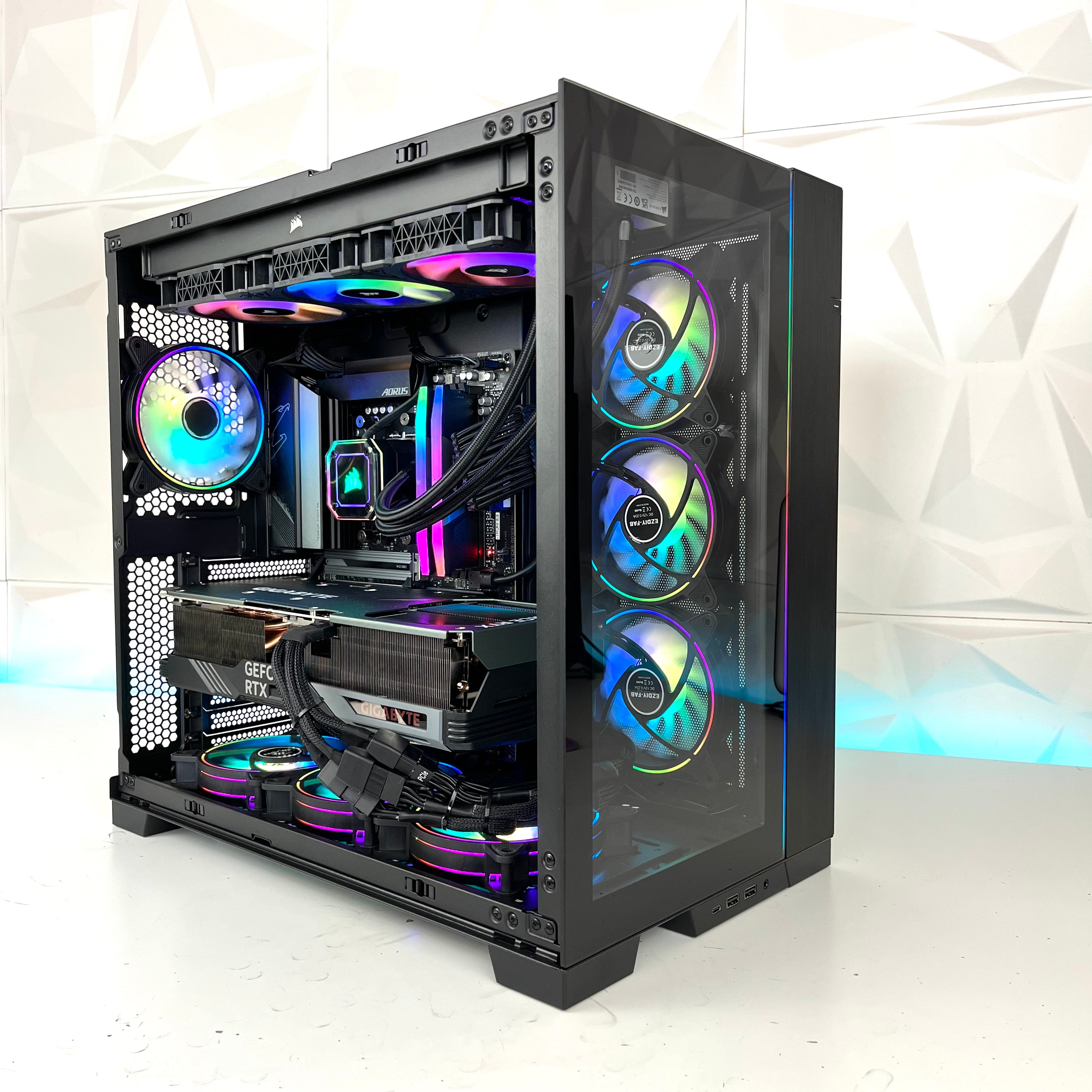 High-Performance Gaming PC SpectrumX with AMD SP8 Processor - Ultimate Gaming & Streaming Desktop for Esports & VR
