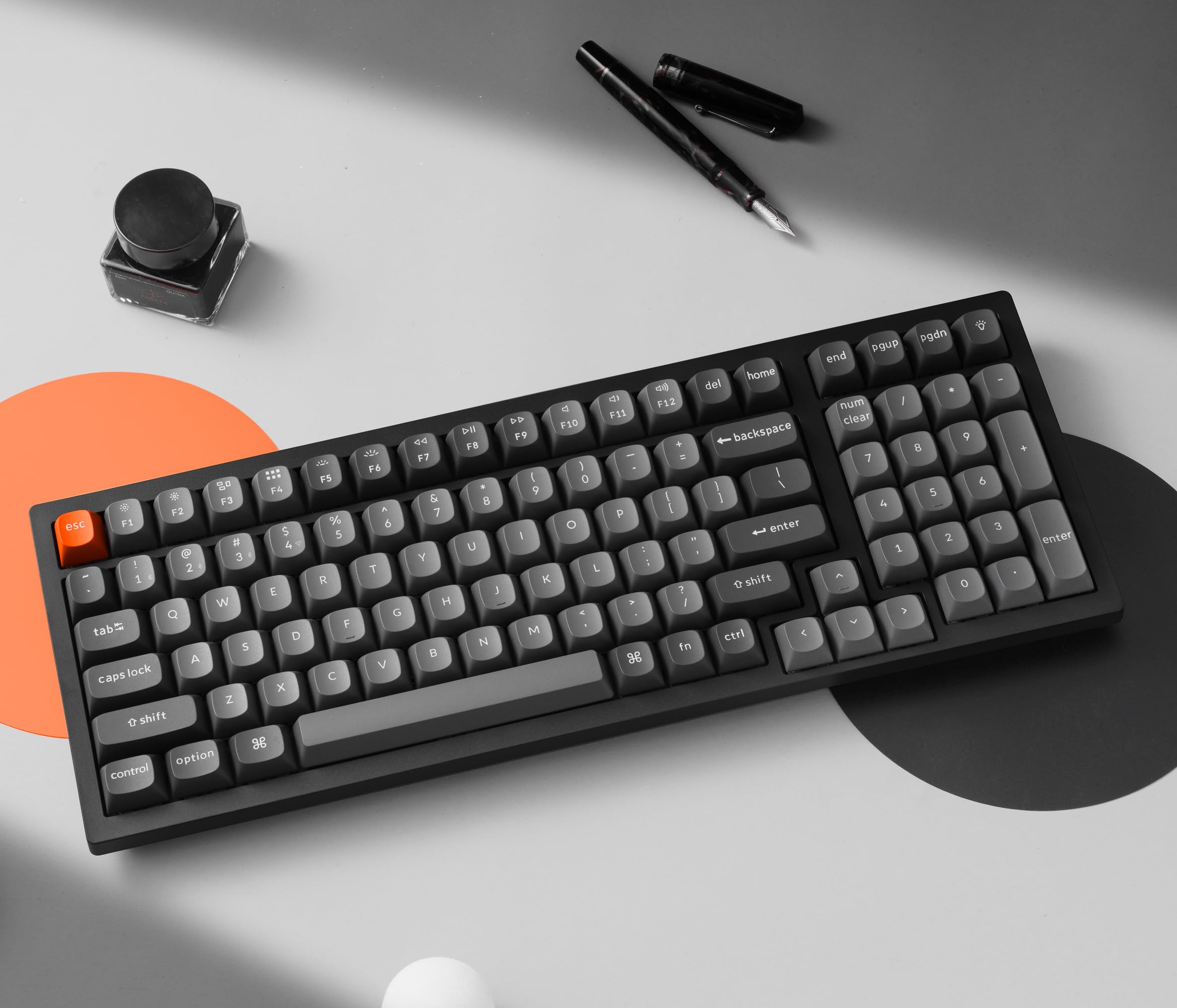 Keychron K4 Max QMK Wireless Custom Mechanical Keyboard - RGB Backlit, Hot Swappable 96% Layout, Tri-Mode (Bluetooth 5.1/2.4G/USB-C), Programmable NKRO Gaming Keyboard with Super Banana Switch for Mac/Windows - Perfect for Office Work, Gaming & Typing Enthusiasts