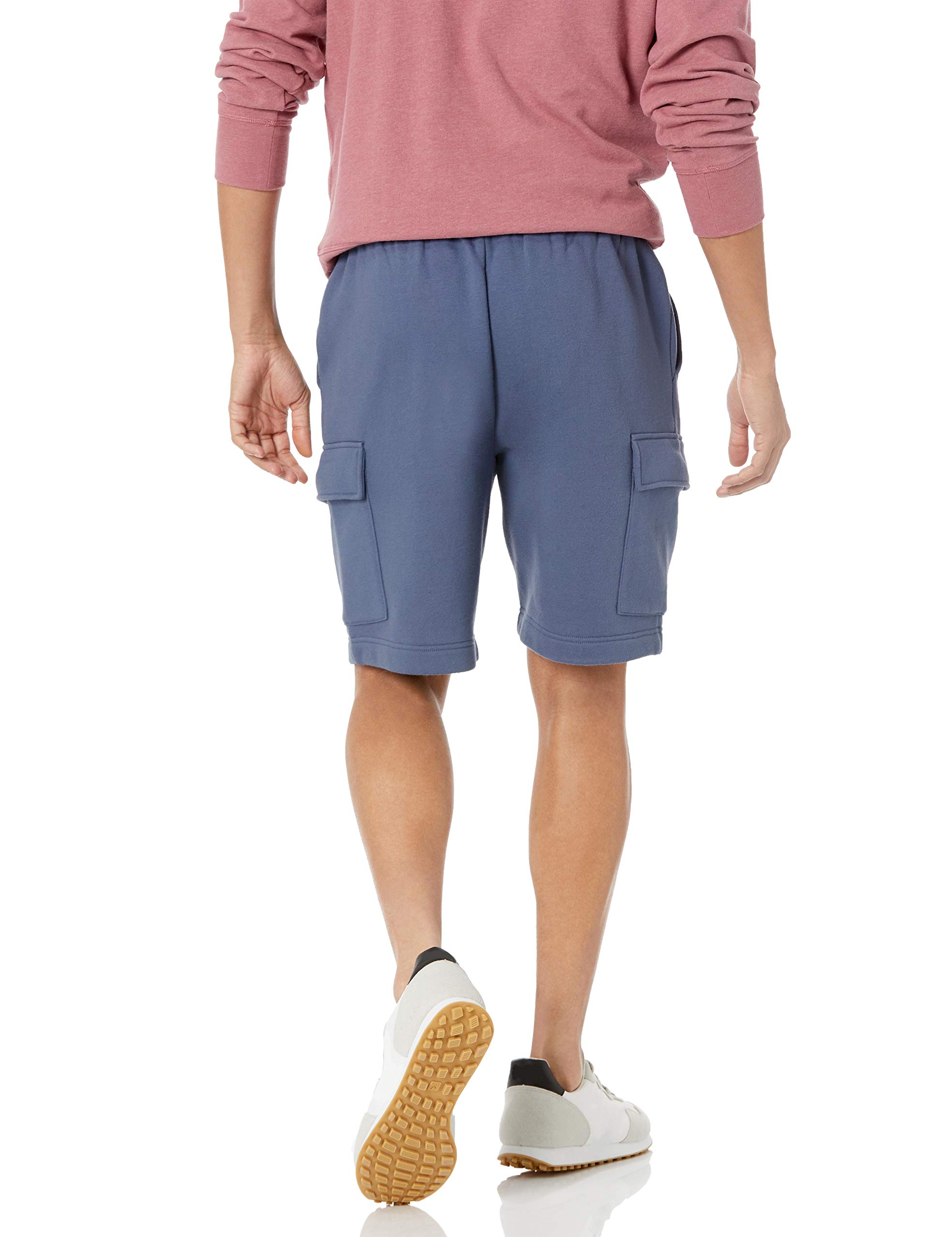 Amazon Essentials Men's Fleece Cargo Shorts - Comfortable Stretch Fit with Multiple Pockets | Perfect for Hiking, Travel & Casual Wear