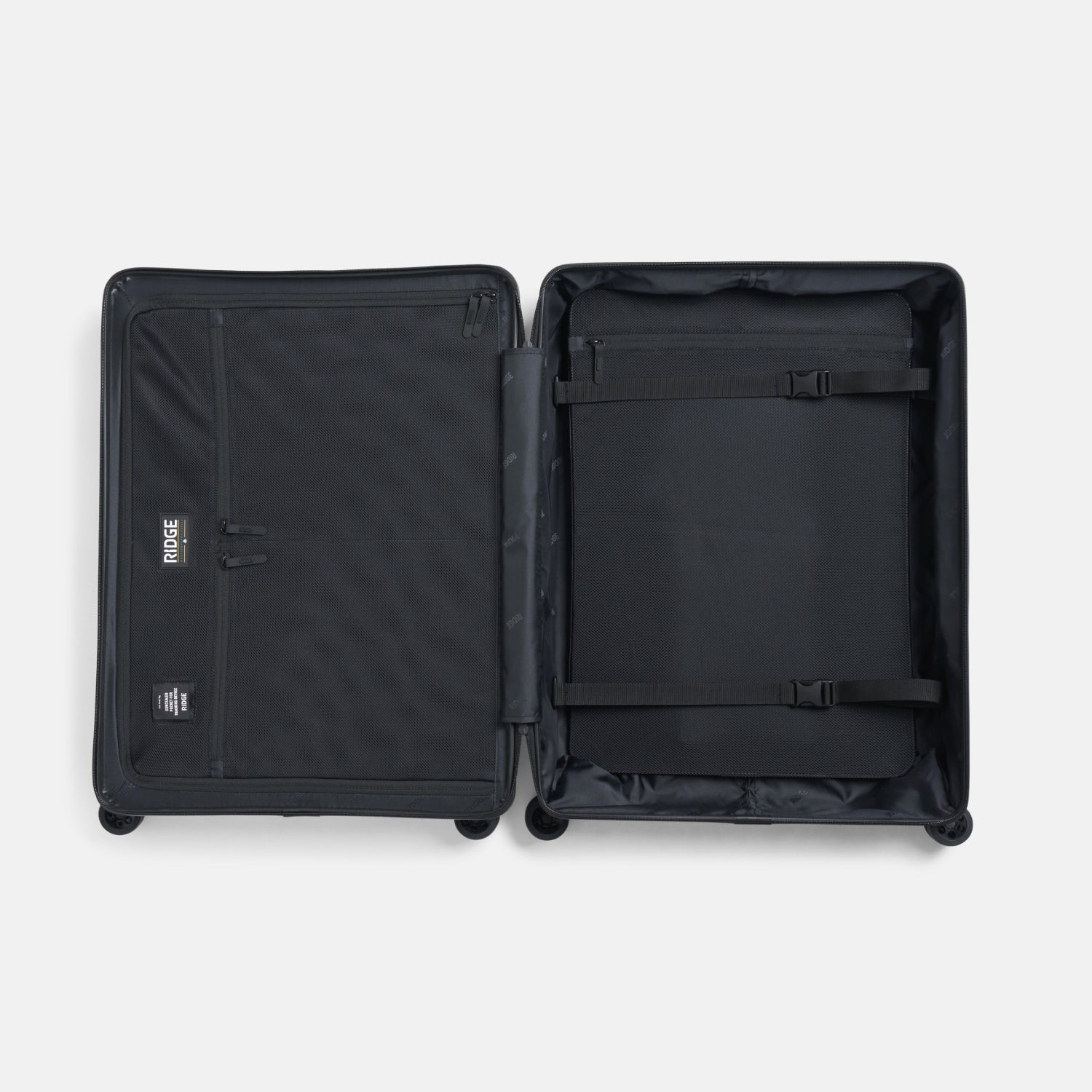 The Ridge Check In Wallet - Royal Black | RFID Blocking Slim Minimalist Wallet for Men | Perfect for Travel, Everyday Carry & Business Use