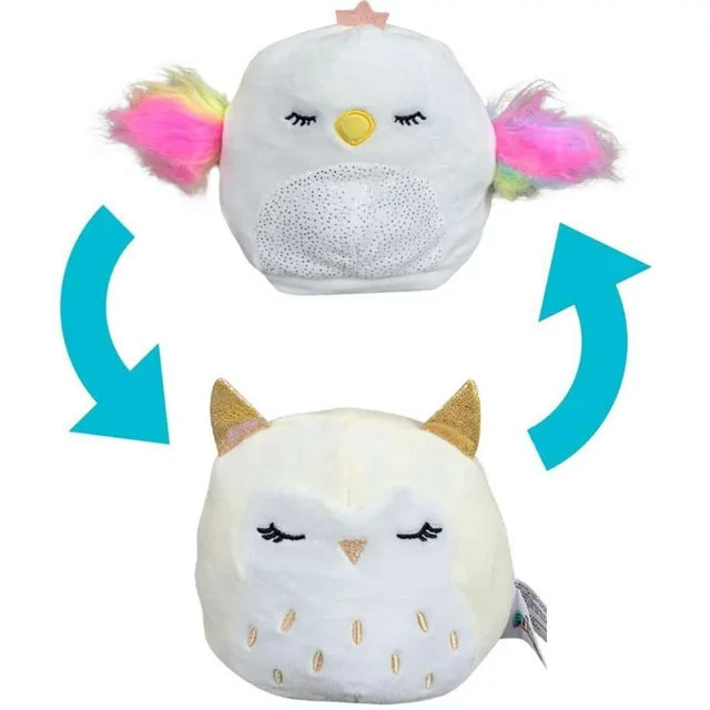 5 Pack Squishmallow Flip a Mallows - Alyssa the Chick & Lilian the Owl Plush Stuffed Animals | Cute Collectible Soft Toys for Kids, Teens & Adults | Perfect for Bedroom Decor, Stress Relief & Gift Giving
