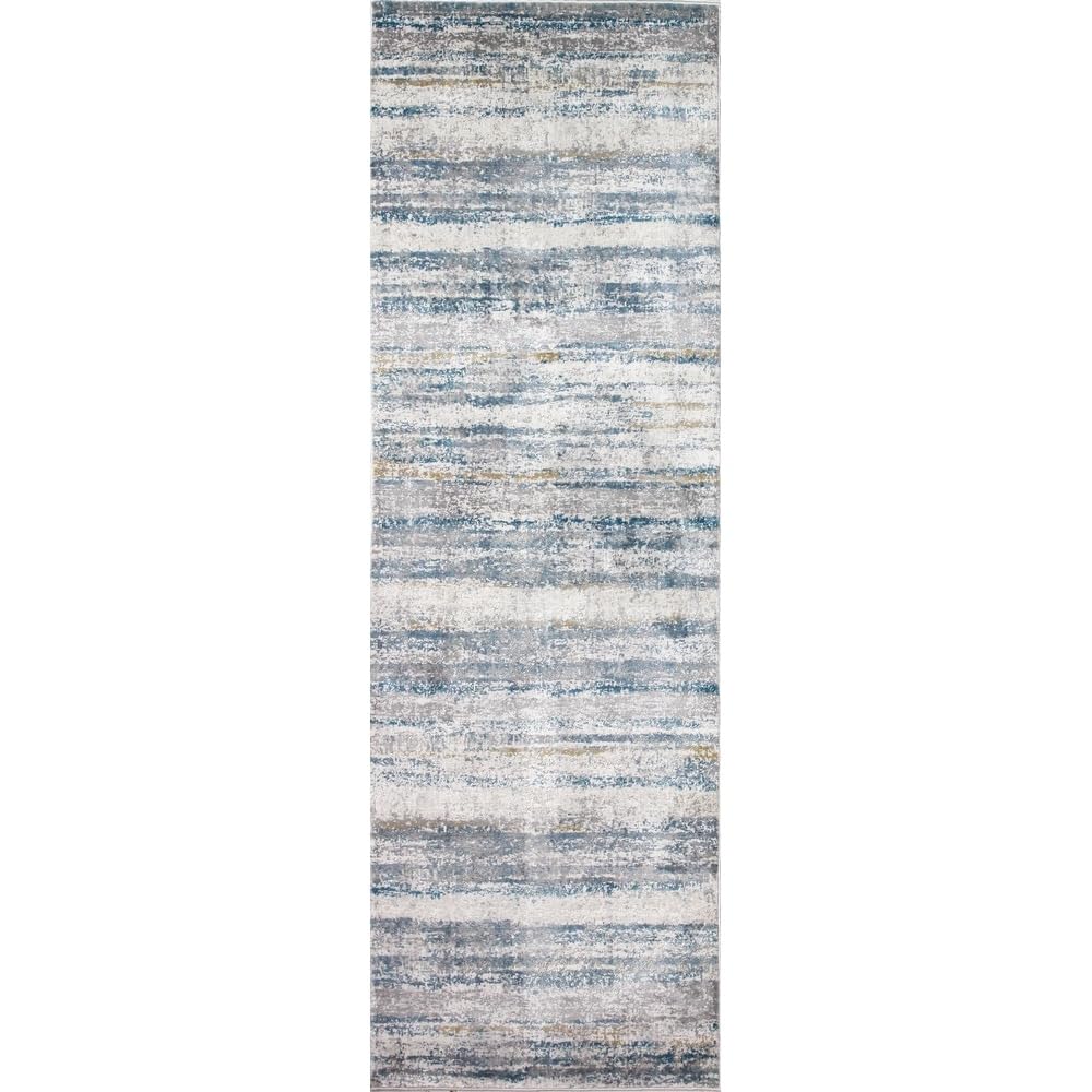 Bashian Collection Luxury Power Loom Polyester Area Rug - Soft Ivory Home Decor for Living Room, Bedroom, Entryway - 8.6' x 11.6' Runner Rug - Perfect for Modern Housewarming Gifts & Cozy Interior Design