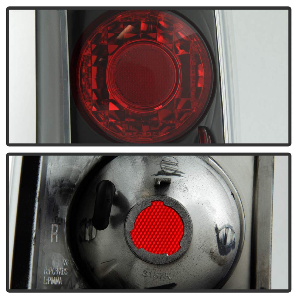 Cadillac Escalade 2002-2006 Euro Style LED Rear Brake Tail Lights - High Performance Replacement Lamps for Enhanced Visibility & Style | Perfect for Night Driving, Car Shows & Custom Upgrades