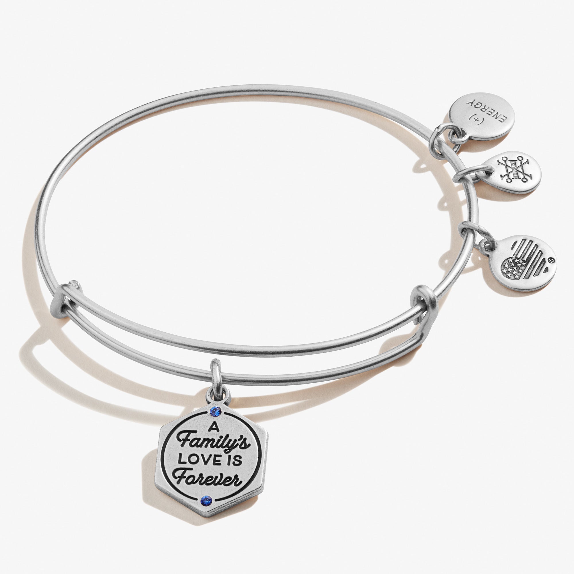 Forever Love Charm Bangle - Elegant Family Jewelry for Women, Gifts for Mom, Wife, Daughter | Perfect for Anniversaries, Birthdays & Special Occasions