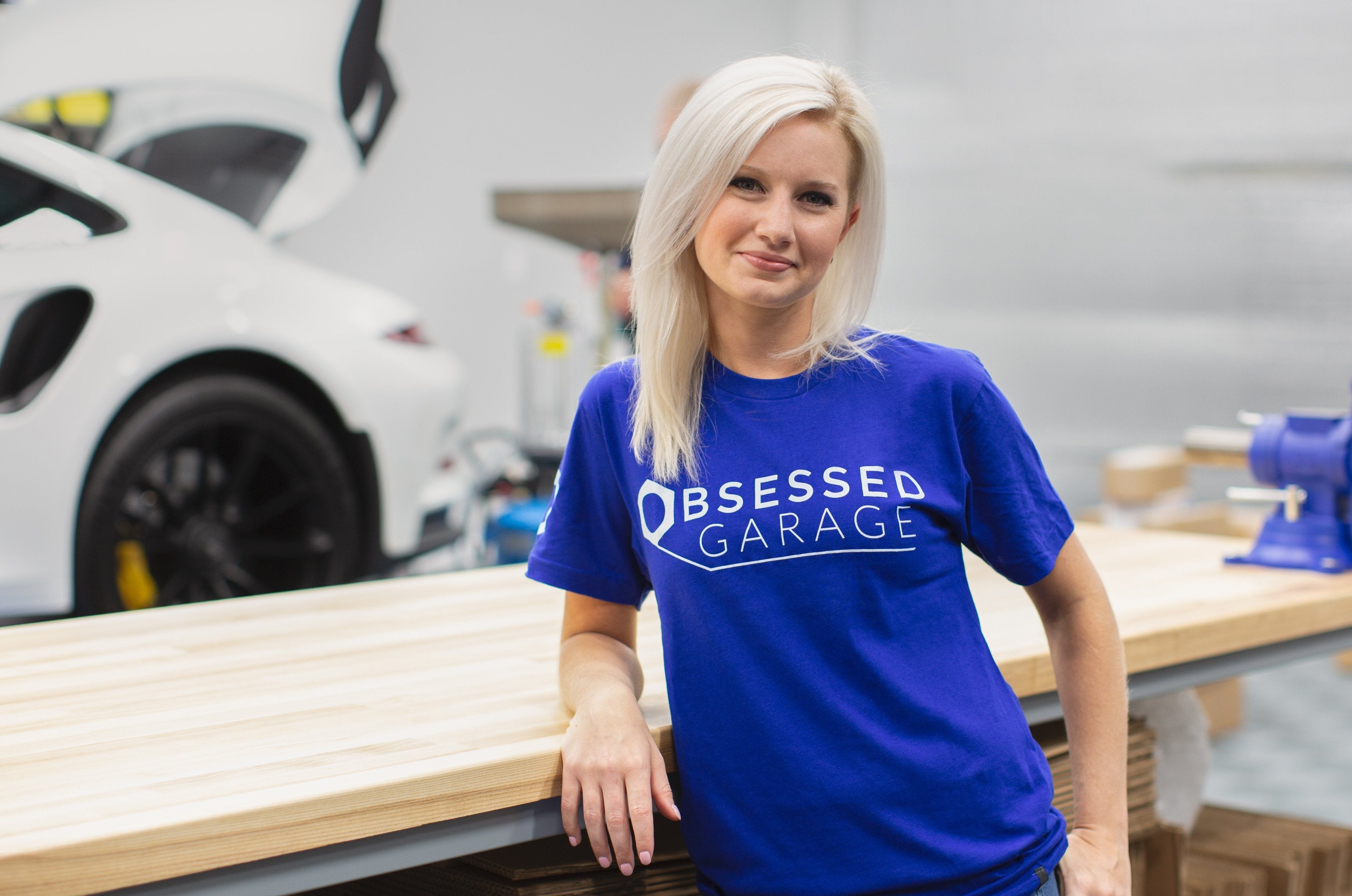 Obsessed Garage Logo T-Shirt - Premium Cotton Unisex Tee for Car Enthusiasts - Perfect for Car Shows, Meetups & Casual Wear