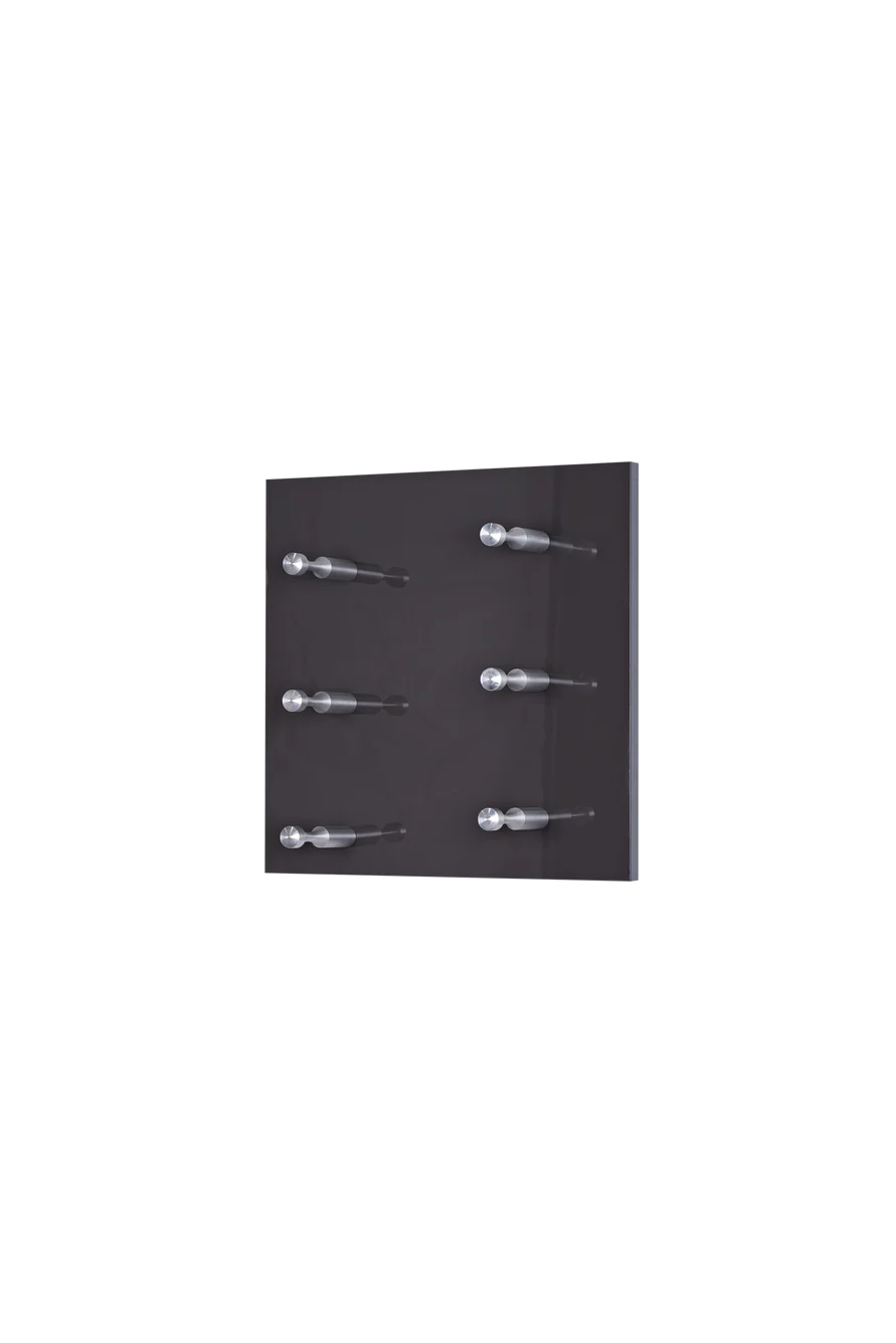 Kessick Wine as Art 14x14 High Gloss Panel Wine Rack - Modern Wall Mounted Wine Storage for Kitchen, Dining Room & Home Bar Decor