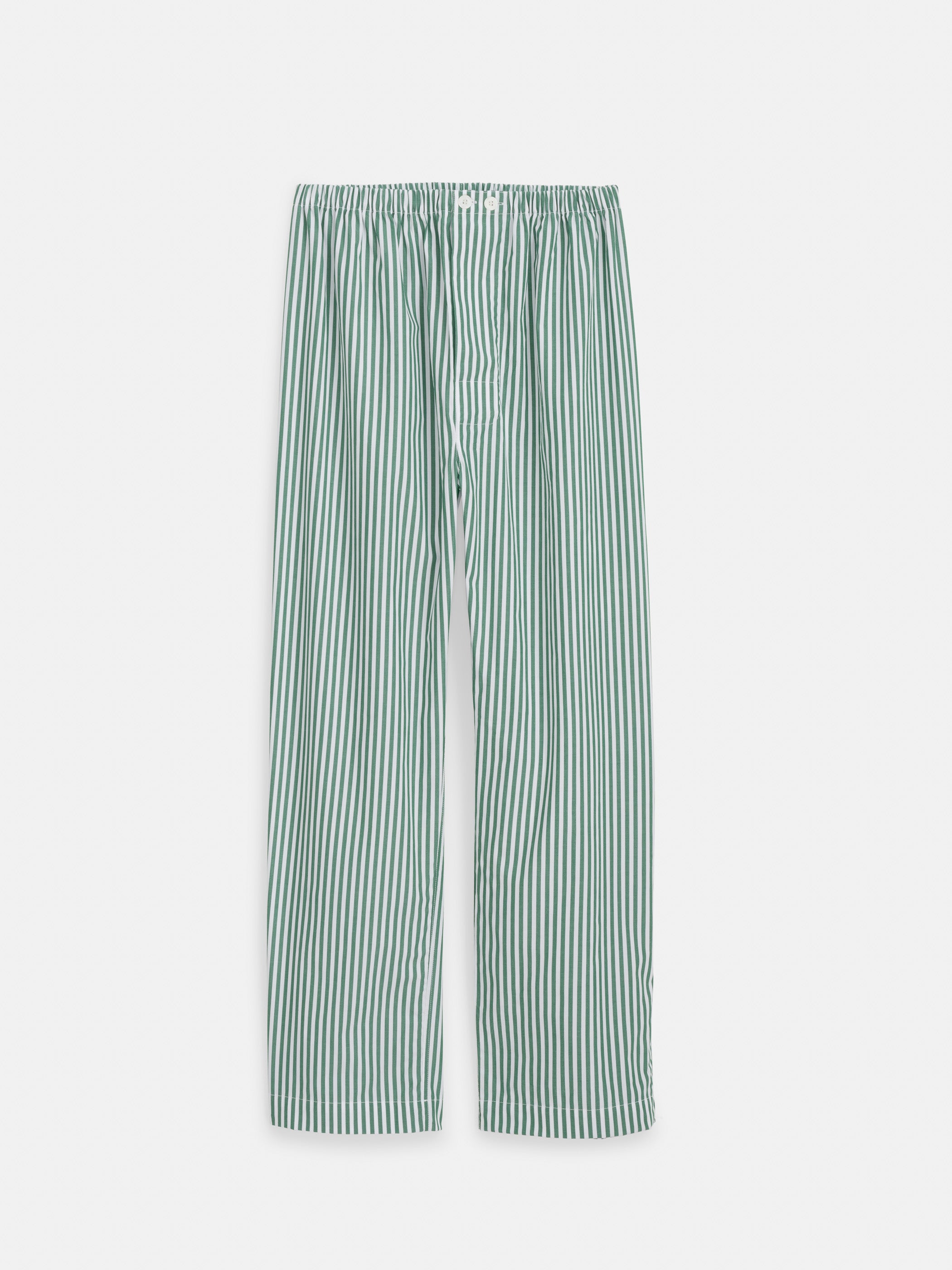 Schostal x Alex Mill Striped Long Sleeve Pajama Set for Women - Soft Cotton Sleepwear with Button Front - Cozy Loungewear for Nighttime & Relaxation at Home
