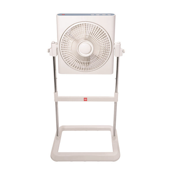 SC30H 12 Inch Remote Control Box Fan - Quiet High Velocity Air Circulation for Home, Office & Bedroom - Energy Efficient Cooling with 3 Speed Settings