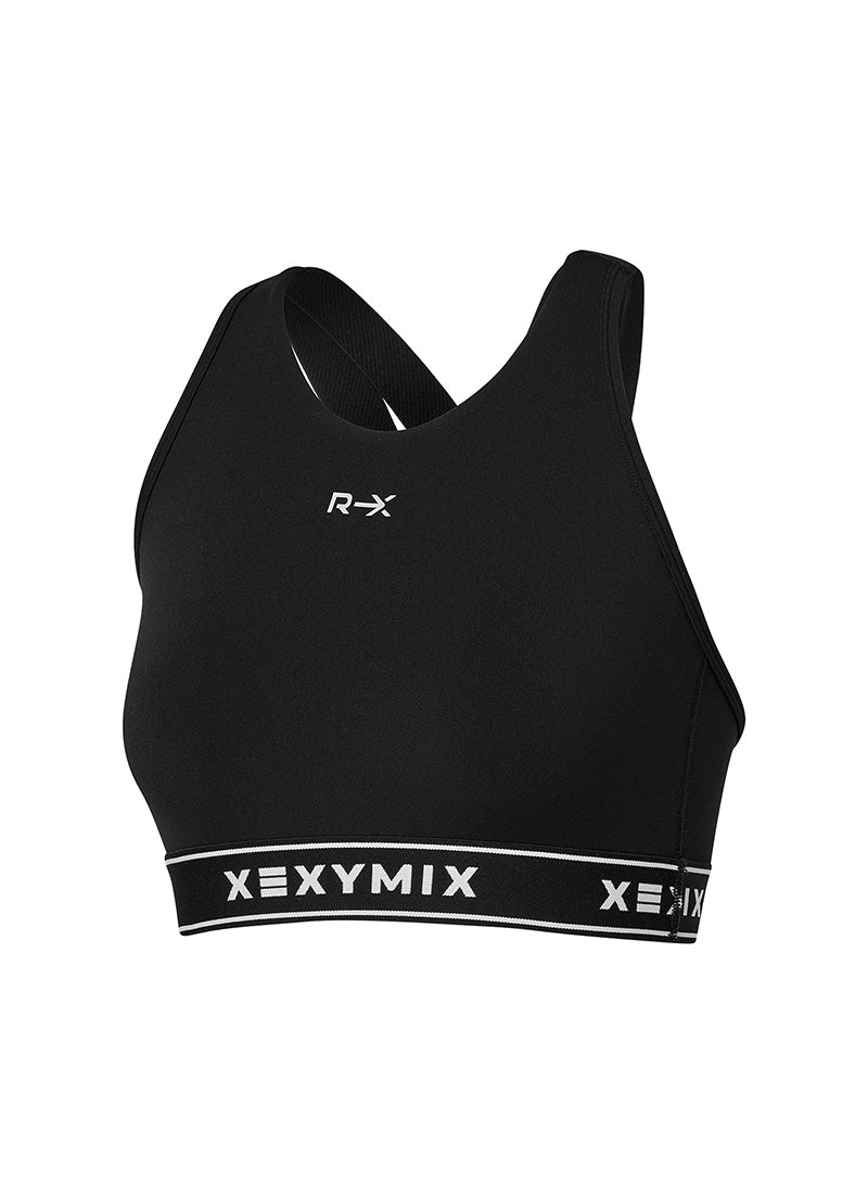 RX Black Label 360N Support Bra Top - High Impact Sports Bra for Women, Yoga, Running & Workout - Comfortable Wireless Support for Active Lifestyles