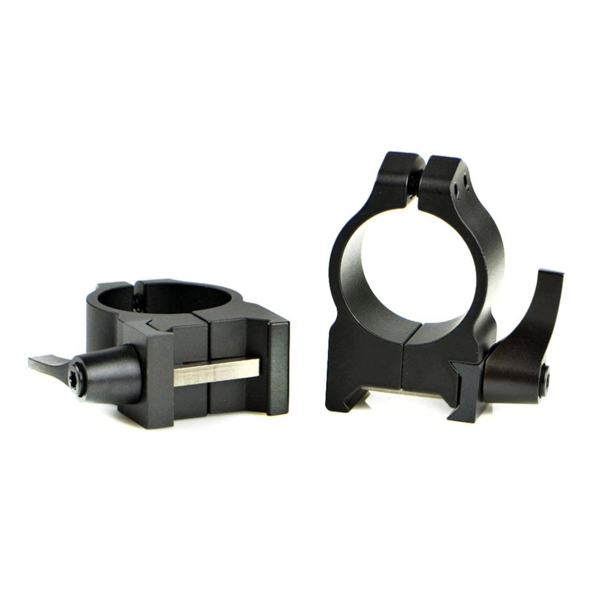 WARNE 222LM Maxima Quick Detach 34mm Scope Rings - Sintered Steel, Vertical Split, High Matte Finish for Rifle Optics | Perfect for Hunting, Shooting & Tactical Applications