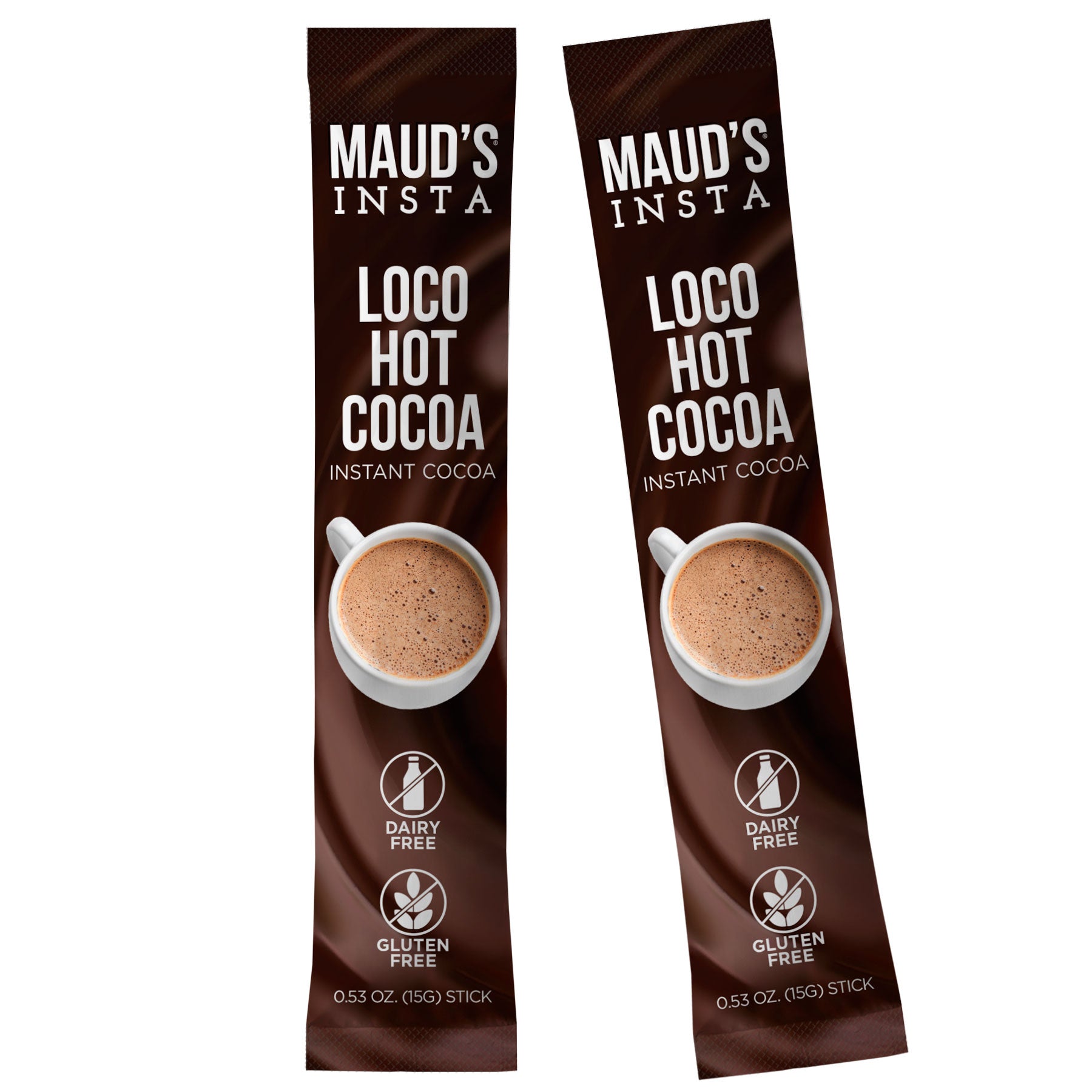 Maud's Premium Dark Hot Chocolate Instant Sticks - Rich & Creamy Cocoa Drink Mix for Coffee Lovers - Perfect for Cold Weather, Cozy Nights & Gifts