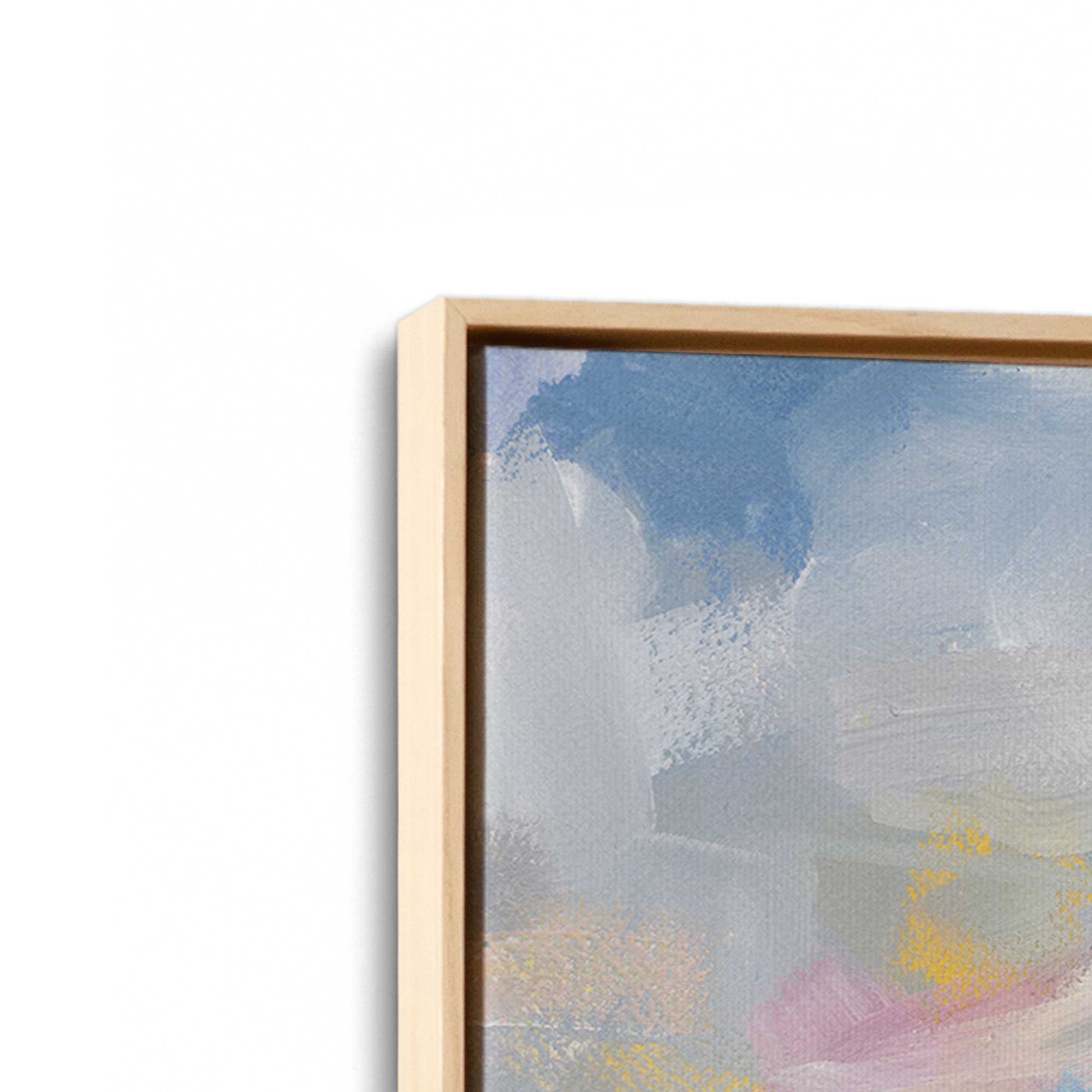 Dreamy Evening Abstract Canvas Wall Art - Modern Home Decor for Living Room, Bedroom & Office