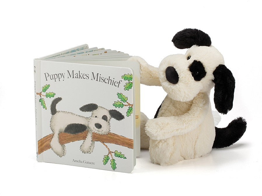 Jellycat Hardcover Book - Puppy Makes Mischief by Amelia Gatacre | Cute Storybook for Kids, Perfect for Bedtime Reading & Early Learning