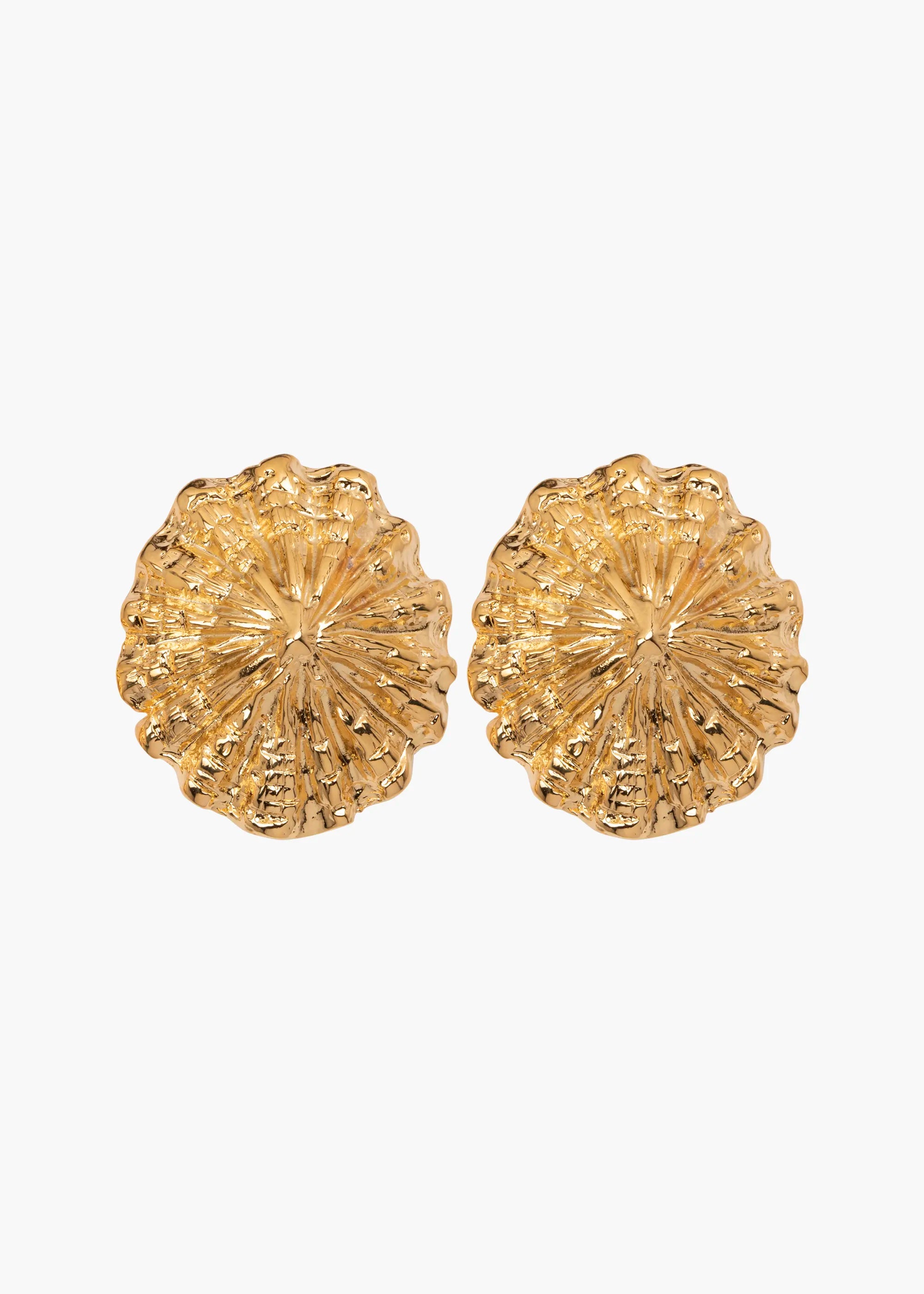 Elegant Gold Limpet Earrings for Women - Perfect for Parties, Weddings & Everyday Wear