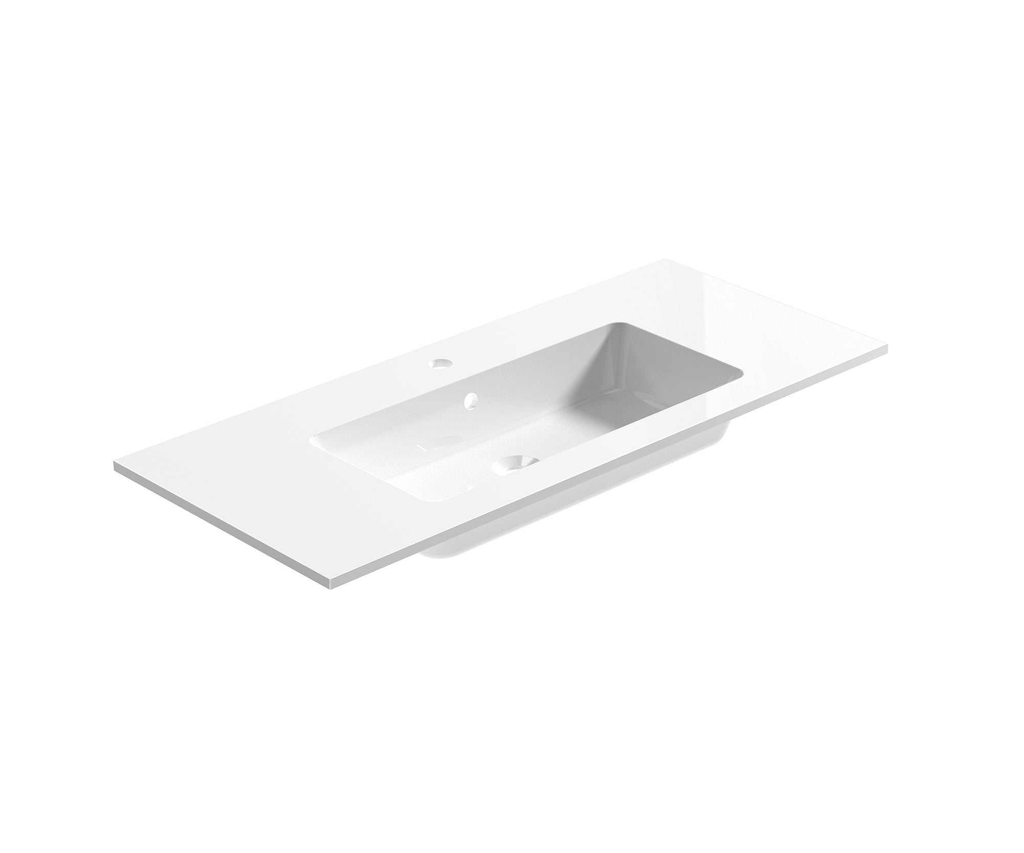 VALENZUELA Ibiza Glossy Single Bowl Composite Stone Kitchen Sink - Modern Durable Stain-Resistant Basin for Home & Restaurant Use