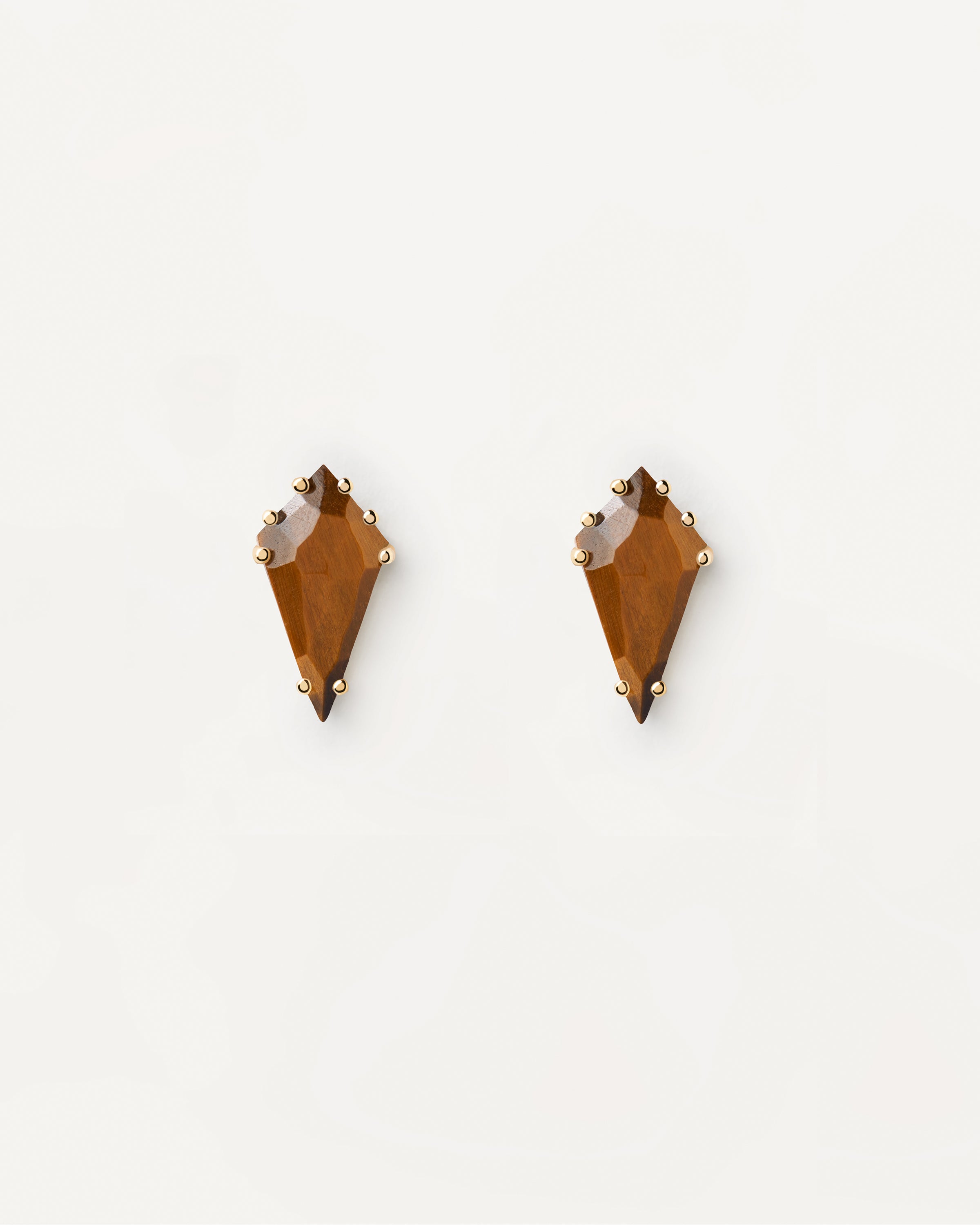 Stylish Akiro Tiger Eye Single Earring for Women - Natural Stone Boho Jewelry Gift for Everyday Wear & Special Occasions
