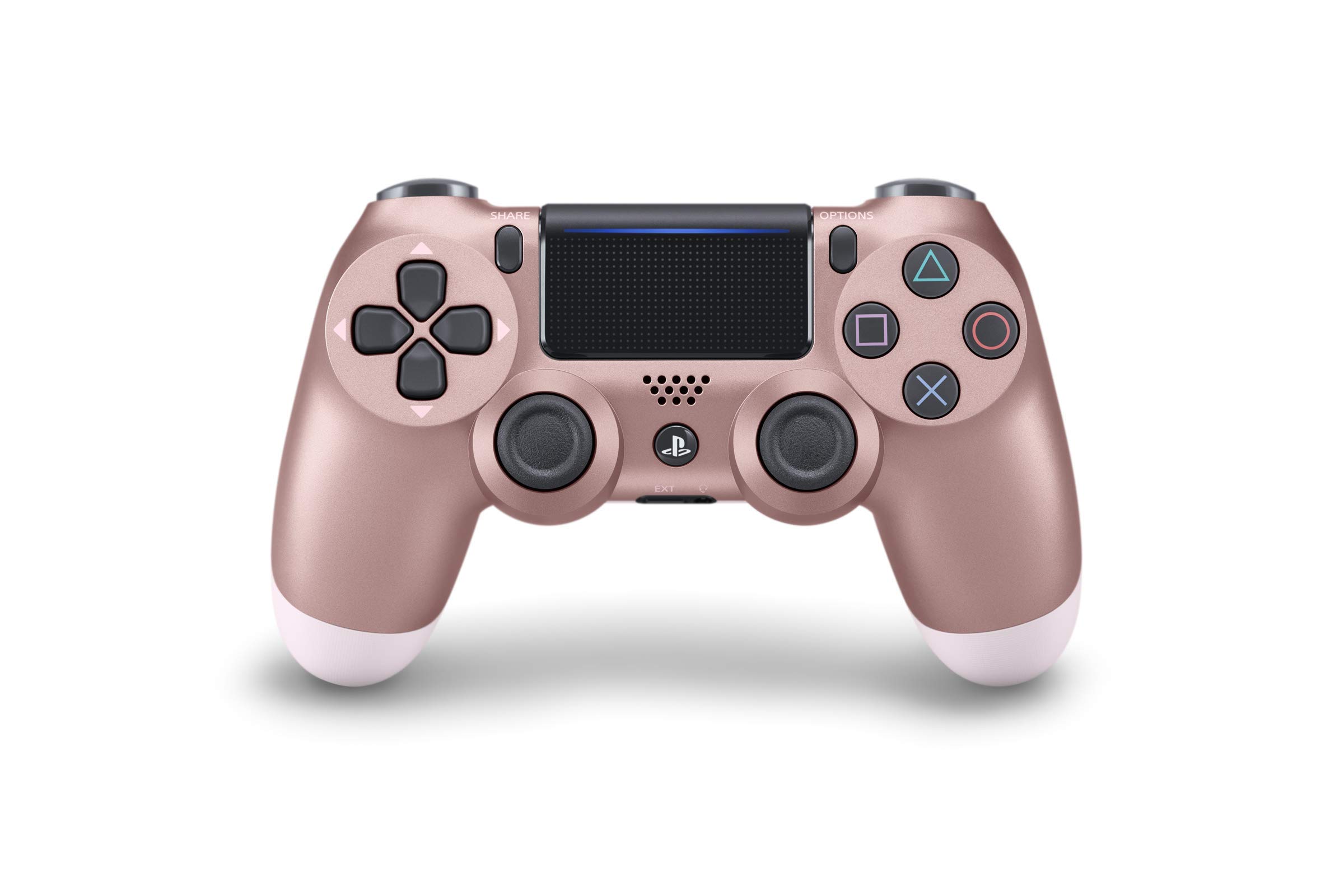 Renewed DualShock 4 Wireless Controller for PS4 - Rose Gold | Official Sony Playstation 4 Gamepad | Perfect for Gaming, Streaming & Multiplayer Sessions