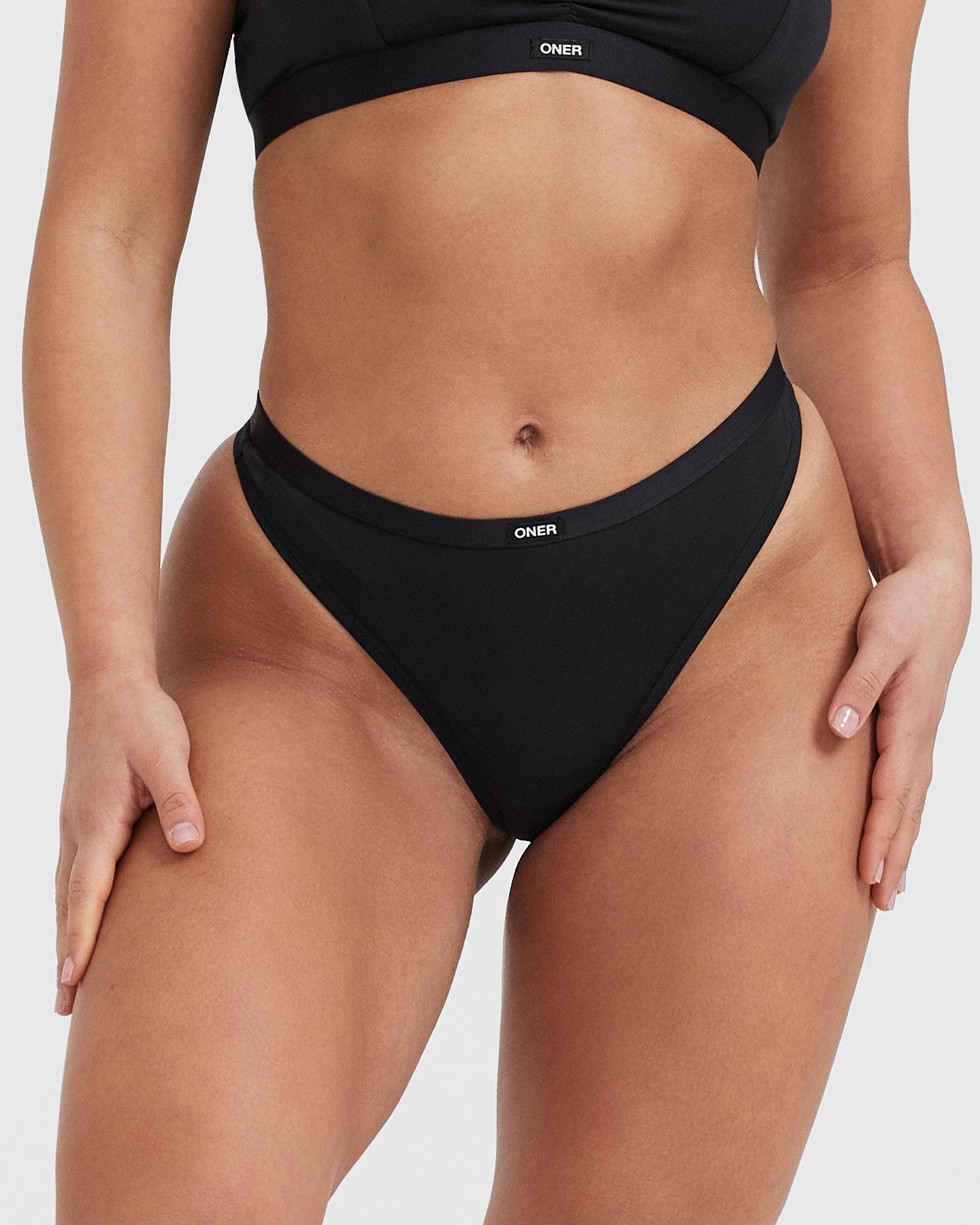 Soft Classic Thong for Women | Comfortable Seamless Underwear | Black | Perfect for Everyday Wear, Yoga & Lounge