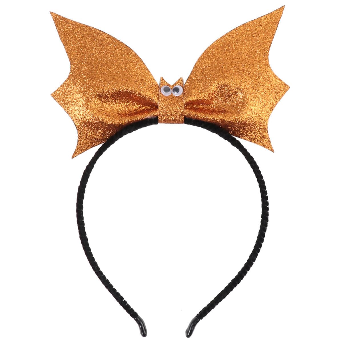 Black Bat Wing Headbands for Women - Halloween Hair Accessories with Bat Ears, Lovely Hair Hoops for Costume Parties, Cosplay & Pumpkin Festivals