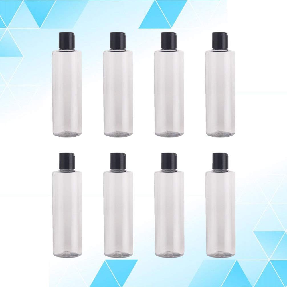 TOPBATHY 8-Piece Travel Bottle Set - Leak-Proof Empty Shampoo, Lotion & Liquid Containers with Spray Bottle | TSA Approved for Toiletries, Cosmetics & Skincare | Perfect for Air Travel, Gym & Vacation