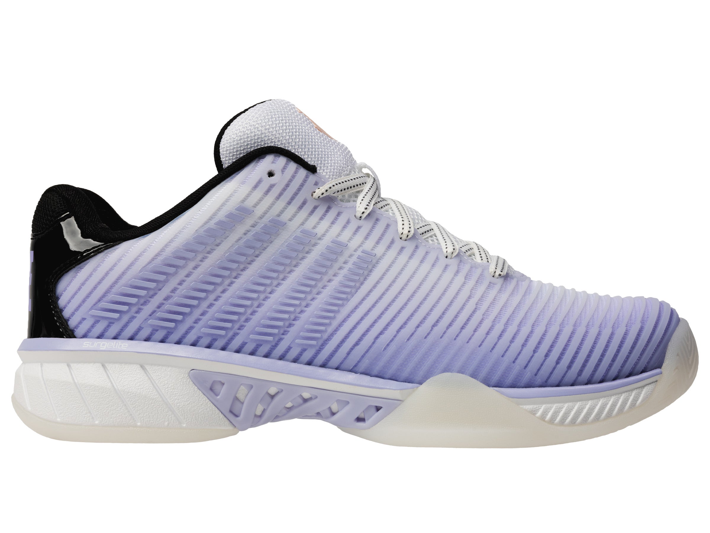 Hypercourt Express 2 Lucky in Love Women's Tennis Shoes - White/Lilac/Black | Lightweight & Durable for Court Sports, Casual Wear & Gym Training