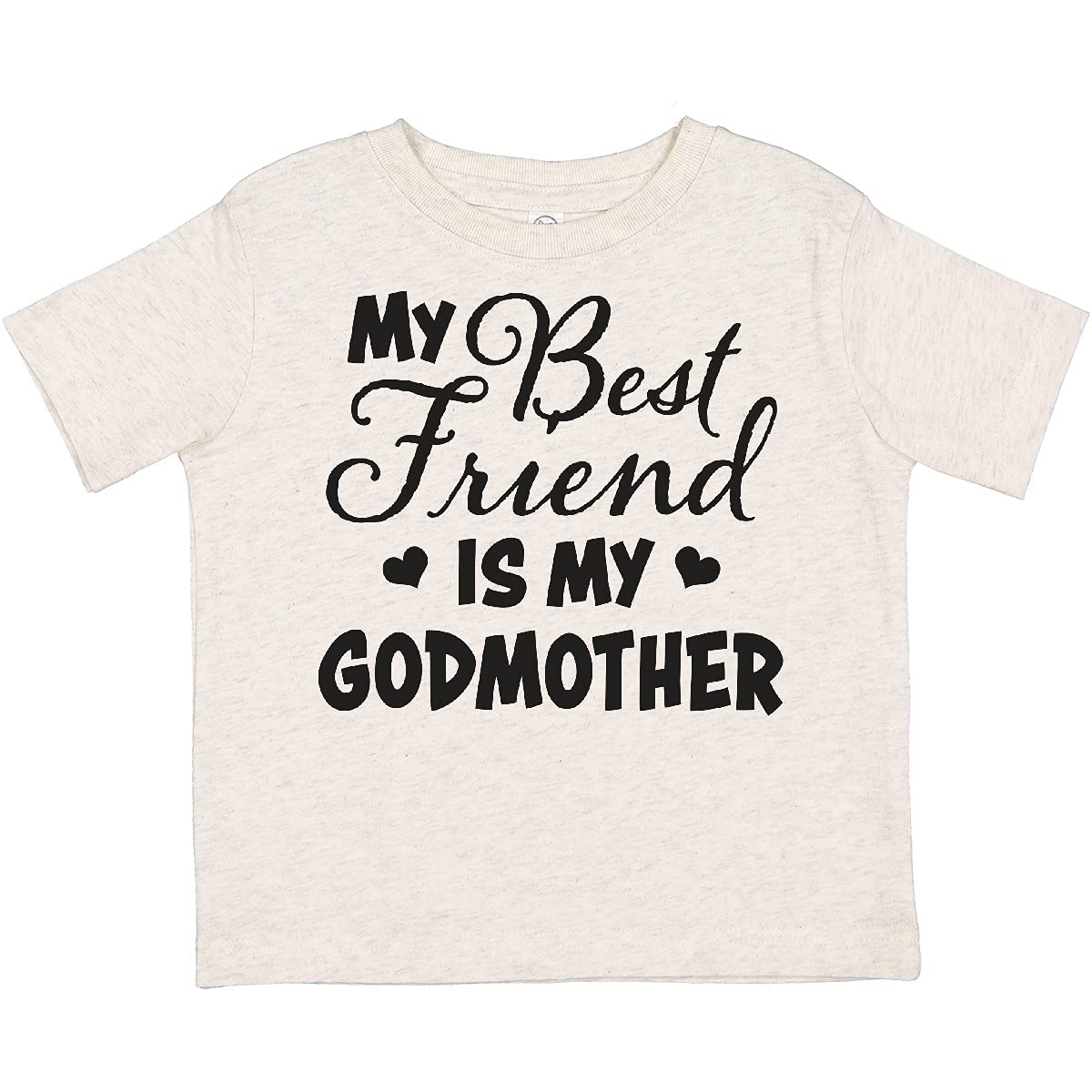 My Best Friend is My Godmother with Hearts Toddler T-Shirt - Perfect for Birthdays, Family Gatherings, and Special Occasions