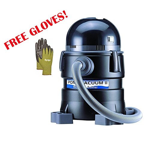Matala Pond Vacuum II with Cleaning Gloves - Complete Pond Maintenance Kit for Koi Ponds, Water Gardens & Backyard Ponds - Easy Algae Removal & Debris Cleaning