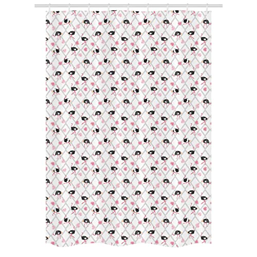 Pale Pink Dark Grey